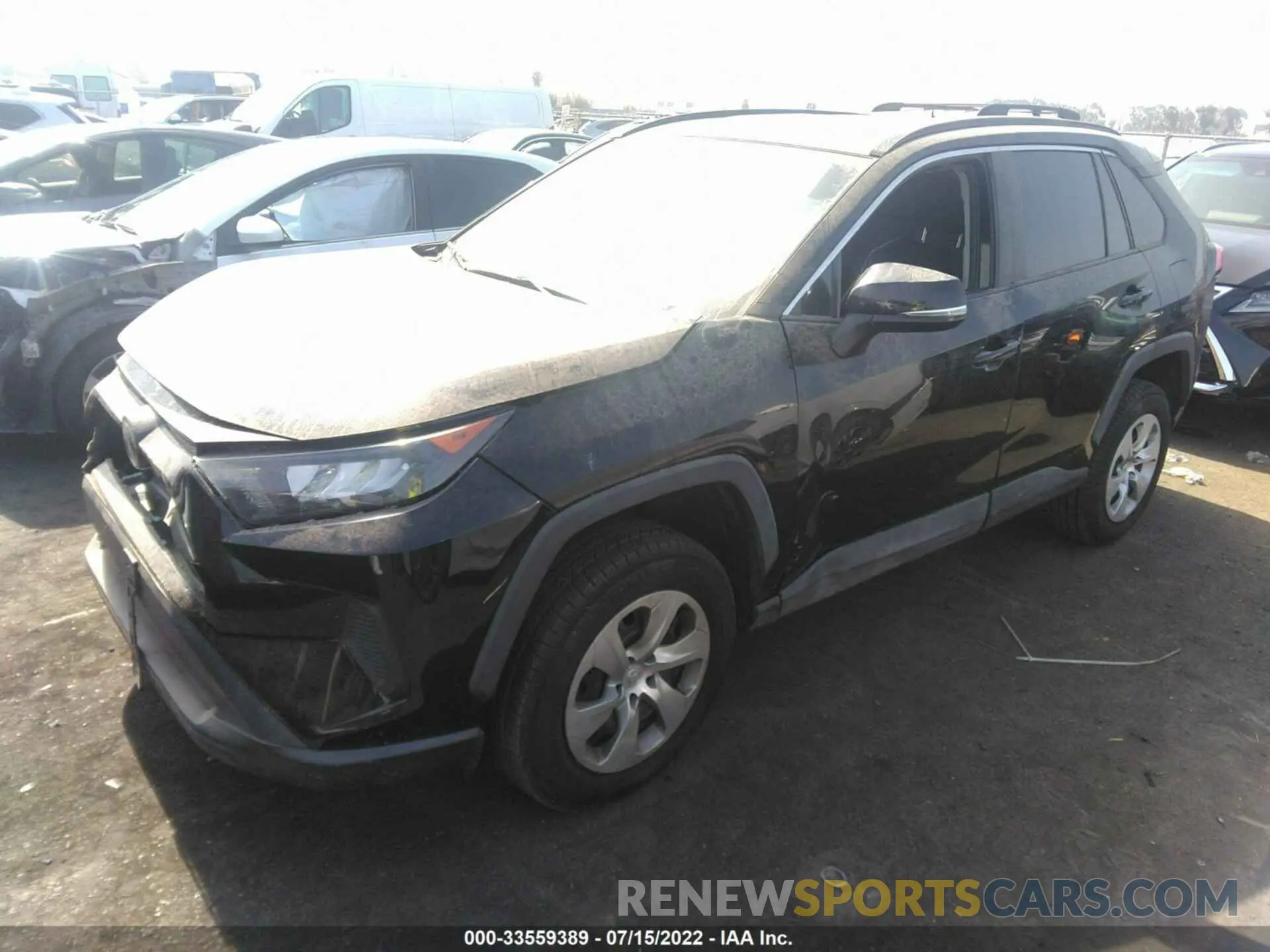 2 Photograph of a damaged car 2T3K1RFV3KC013547 TOYOTA RAV4 2019