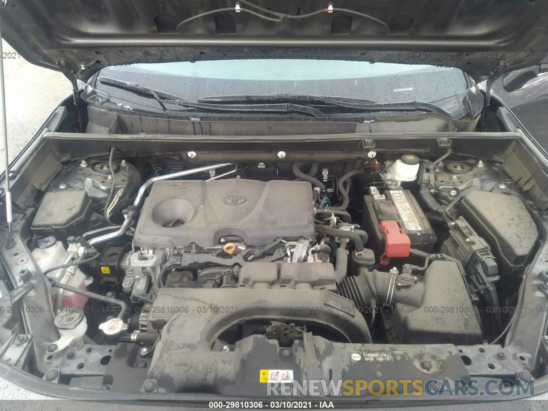 10 Photograph of a damaged car 2T3K1RFV6KW004985 TOYOTA RAV4 2019