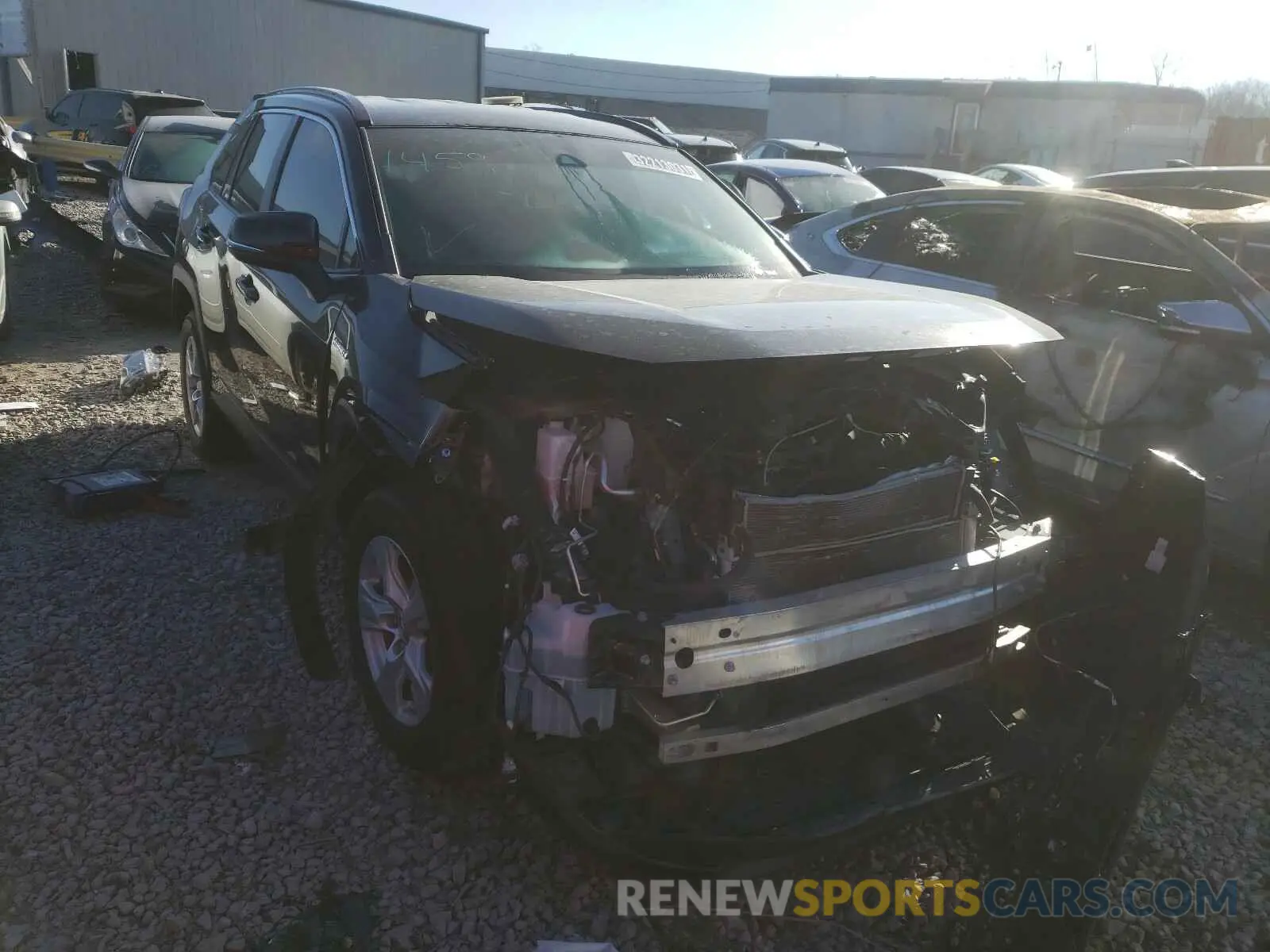1 Photograph of a damaged car 2T3MWRFV1KW006704 TOYOTA RAV4 2019