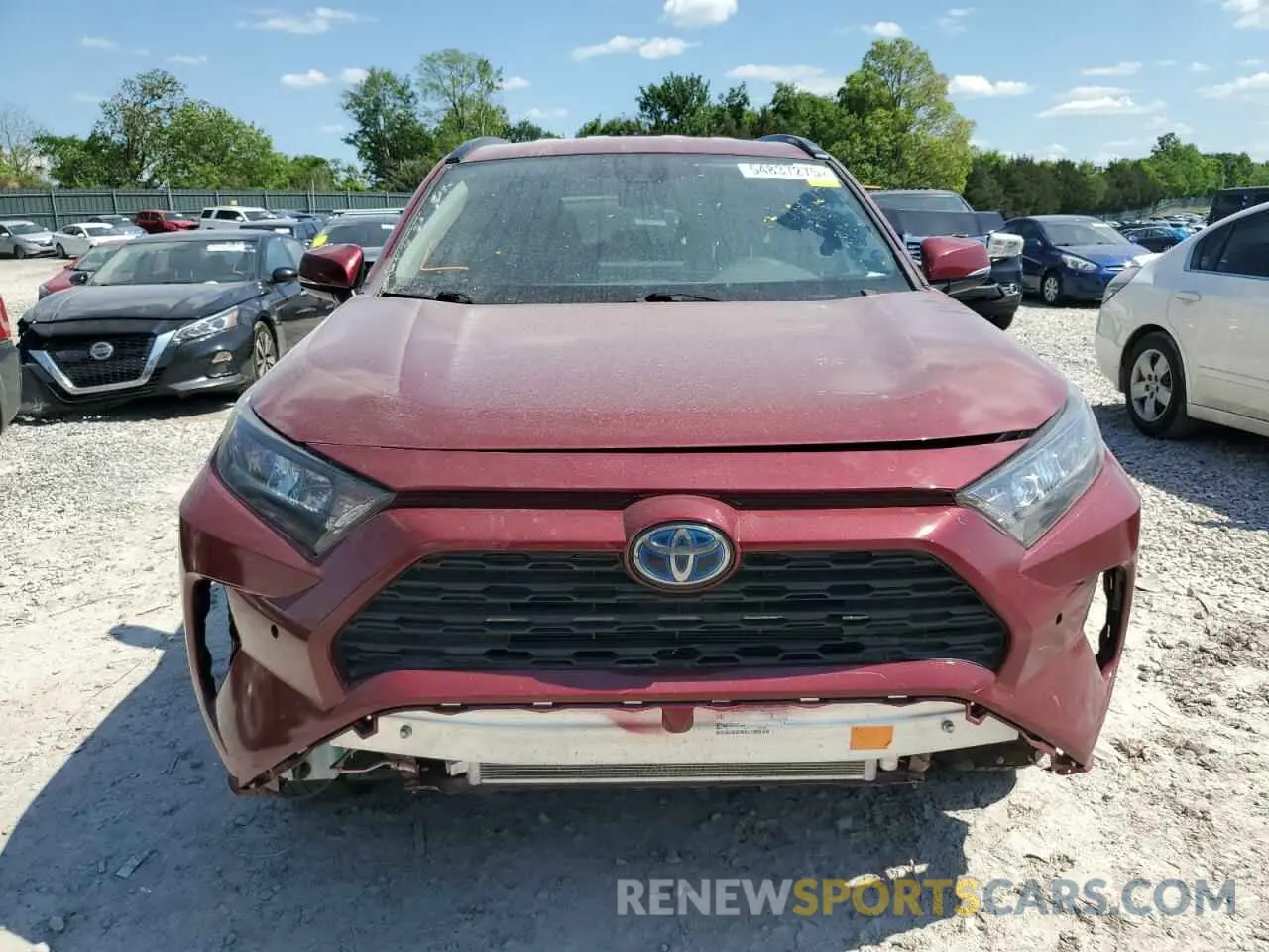 5 Photograph of a damaged car 2T3MWRFV3KW039171 TOYOTA RAV4 2019