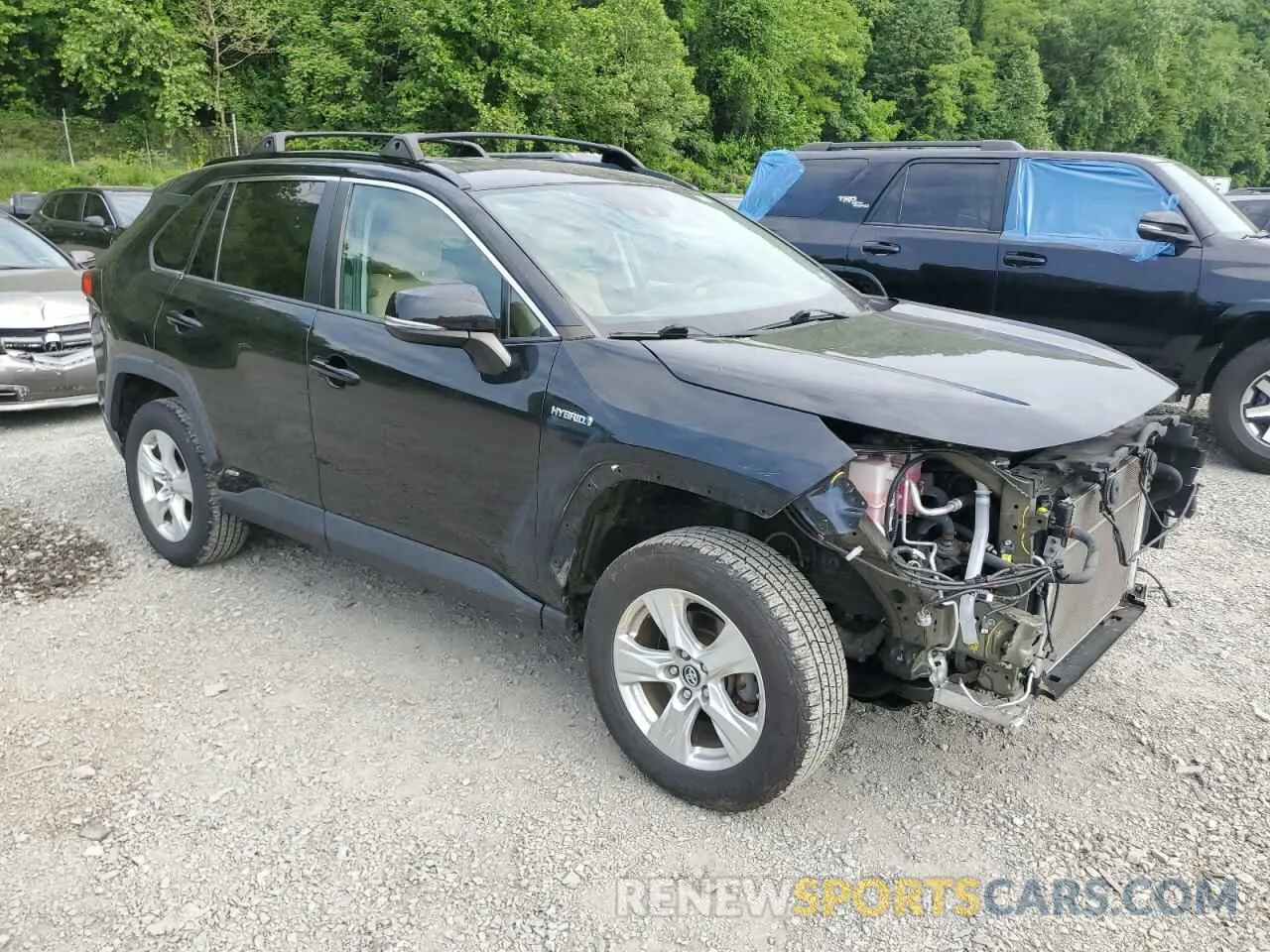 4 Фотография поврежденного автомобиля 2T3MWRFV4KW004140 TOYOTA RAV4 2019