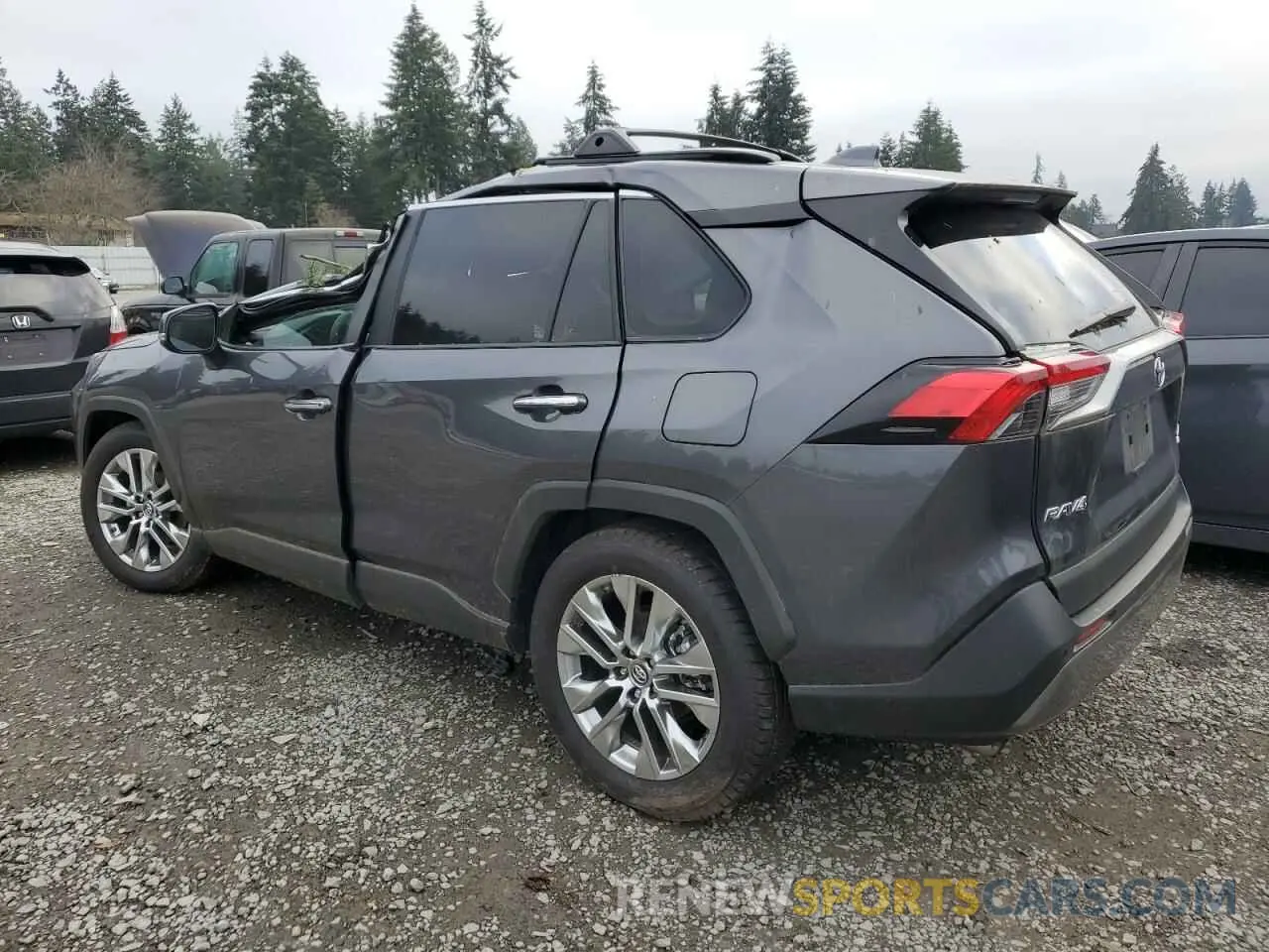 2 Photograph of a damaged car 2T3N1RFV0KC017231 TOYOTA RAV4 2019