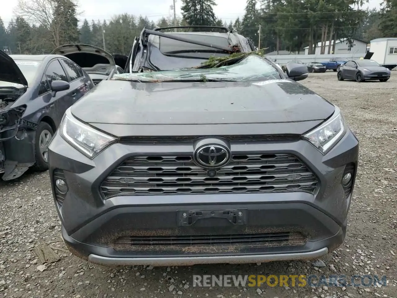 5 Photograph of a damaged car 2T3N1RFV0KC017231 TOYOTA RAV4 2019