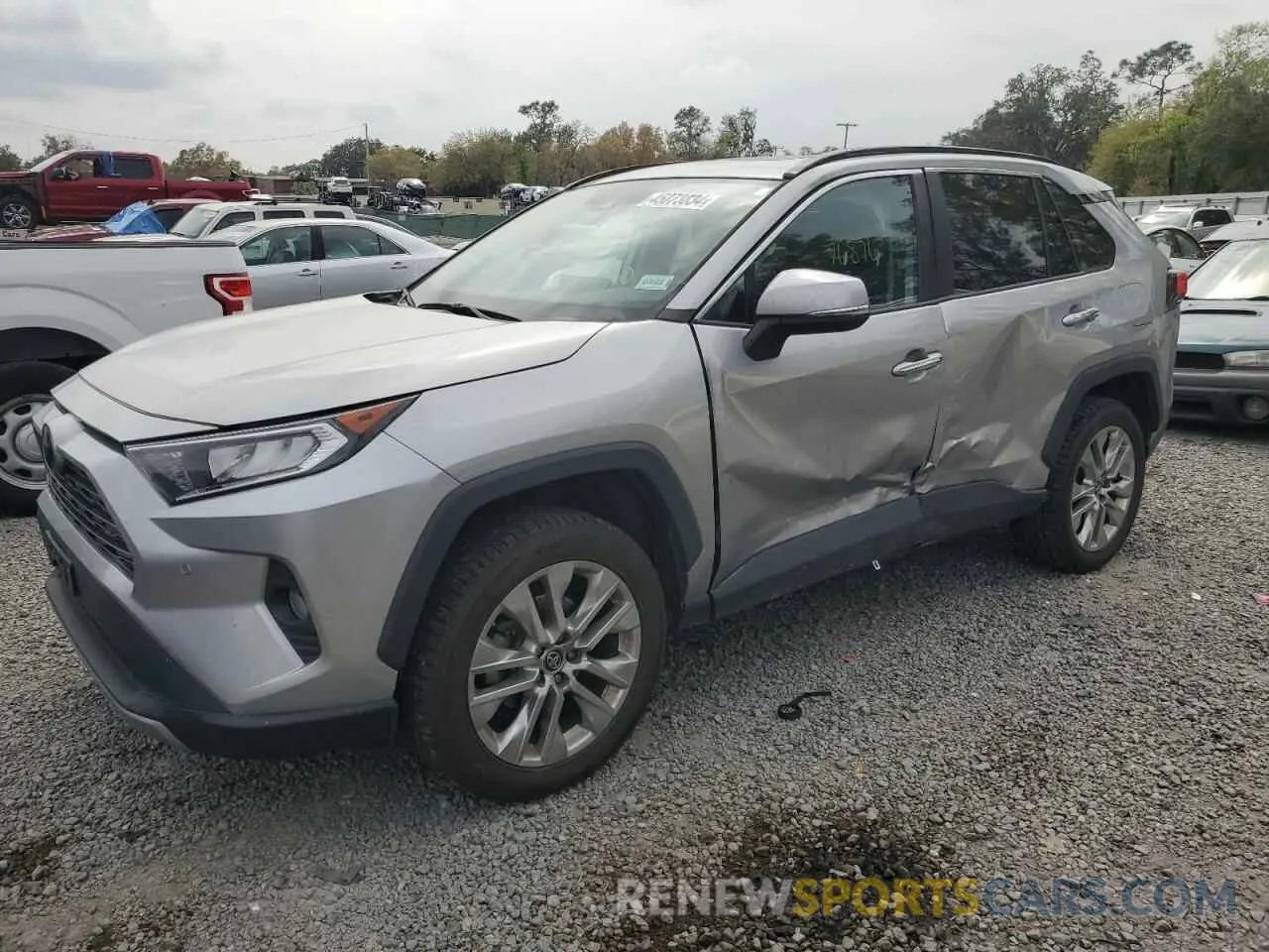 1 Photograph of a damaged car 2T3N1RFV1KC045751 TOYOTA RAV4 2019