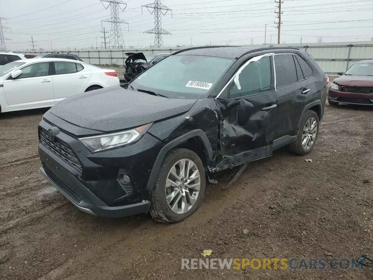 1 Photograph of a damaged car 2T3N1RFV2KC011592 TOYOTA RAV4 2019