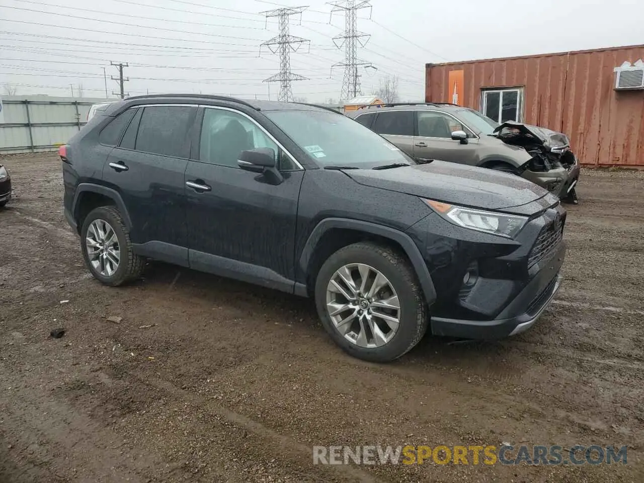 4 Photograph of a damaged car 2T3N1RFV2KC011592 TOYOTA RAV4 2019