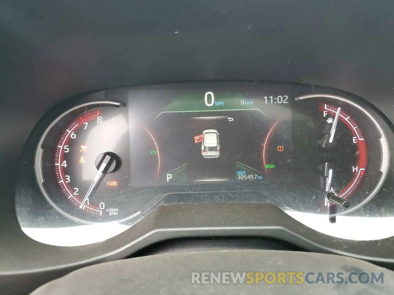 9 Photograph of a damaged car 2T3N1RFV2KC011592 TOYOTA RAV4 2019