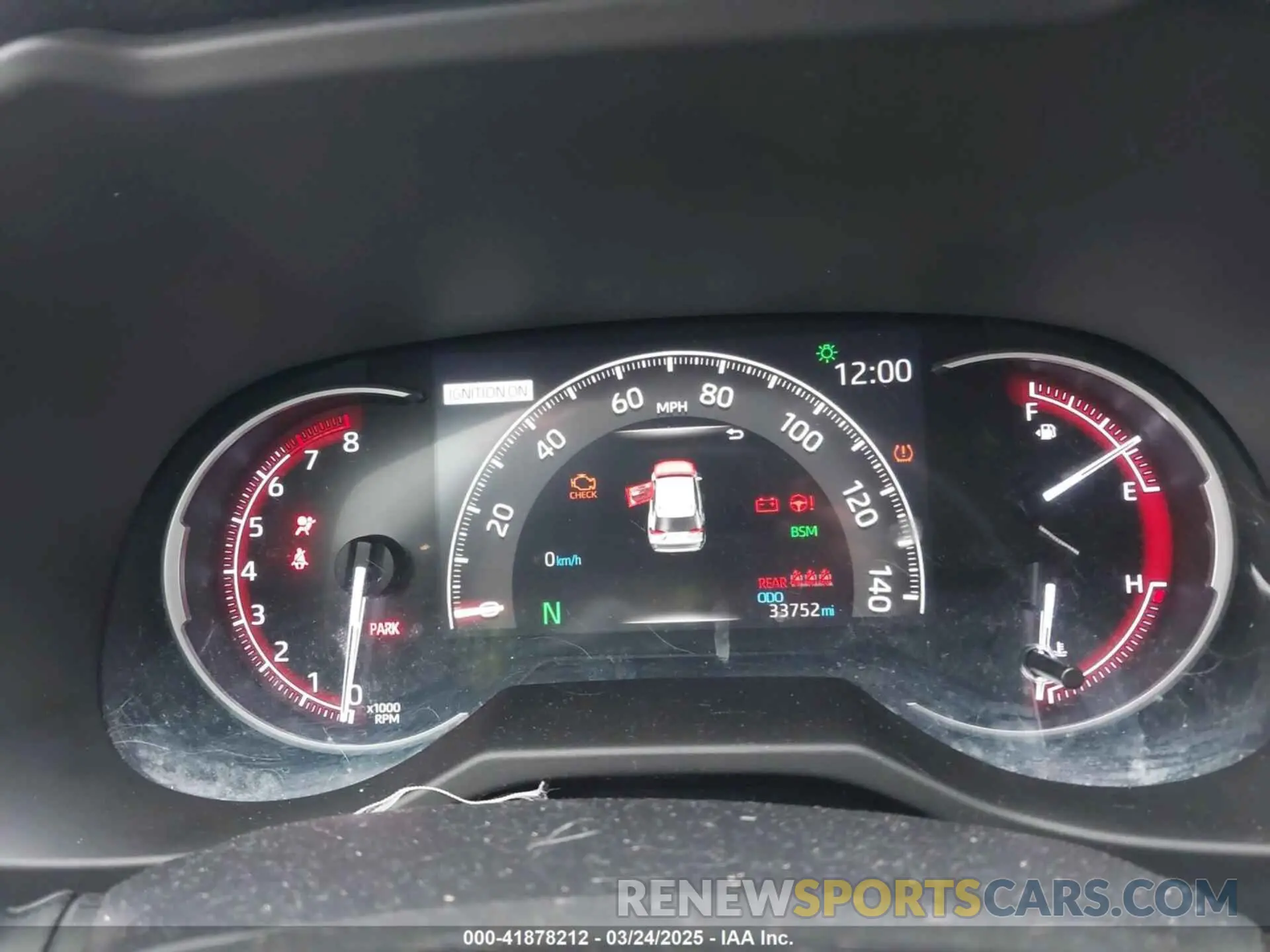 7 Photograph of a damaged car 2T3N1RFV4KC034761 TOYOTA RAV4 2019