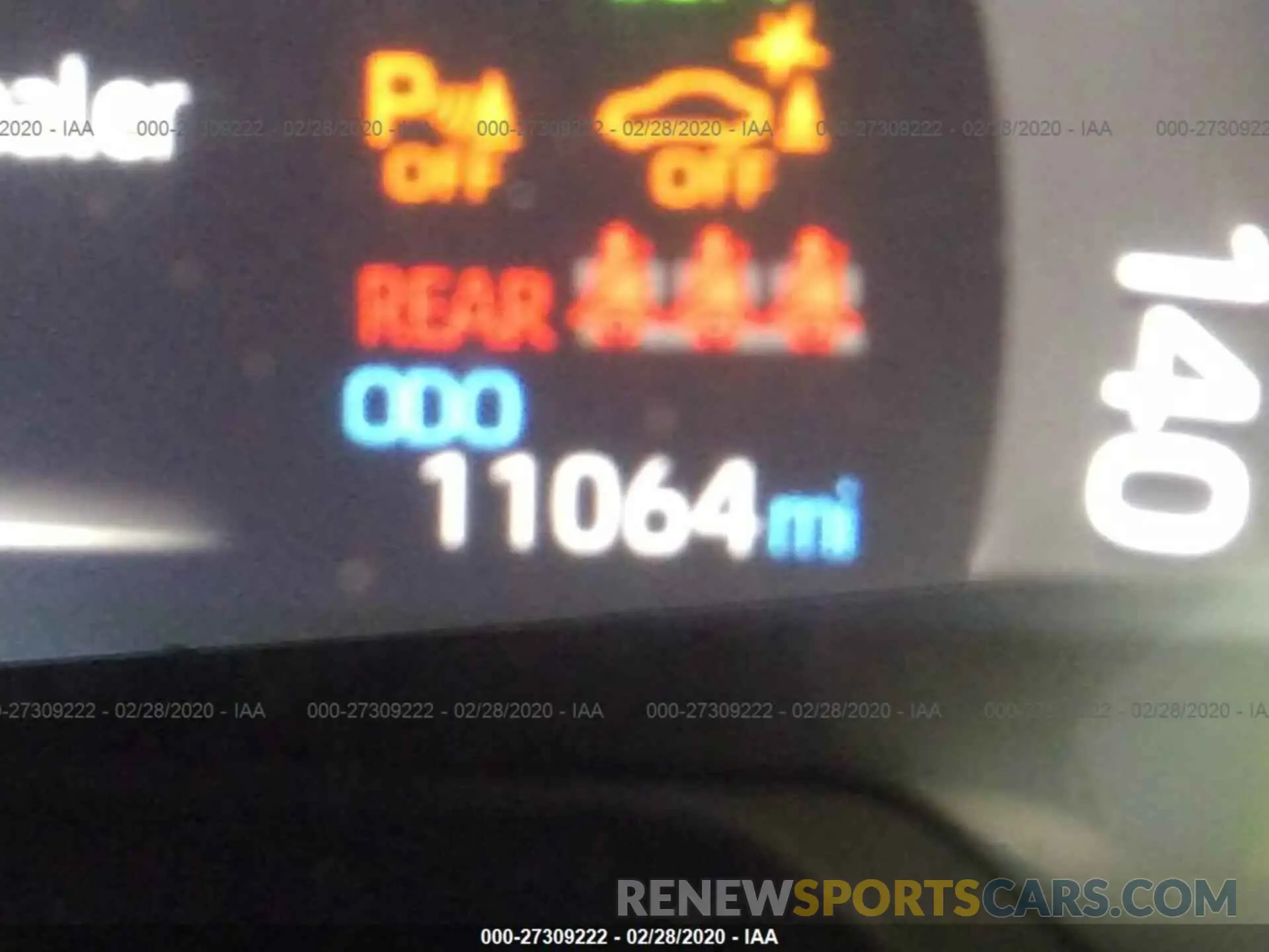 7 Photograph of a damaged car 2T3N1RFV5KC011392 TOYOTA RAV4 2019