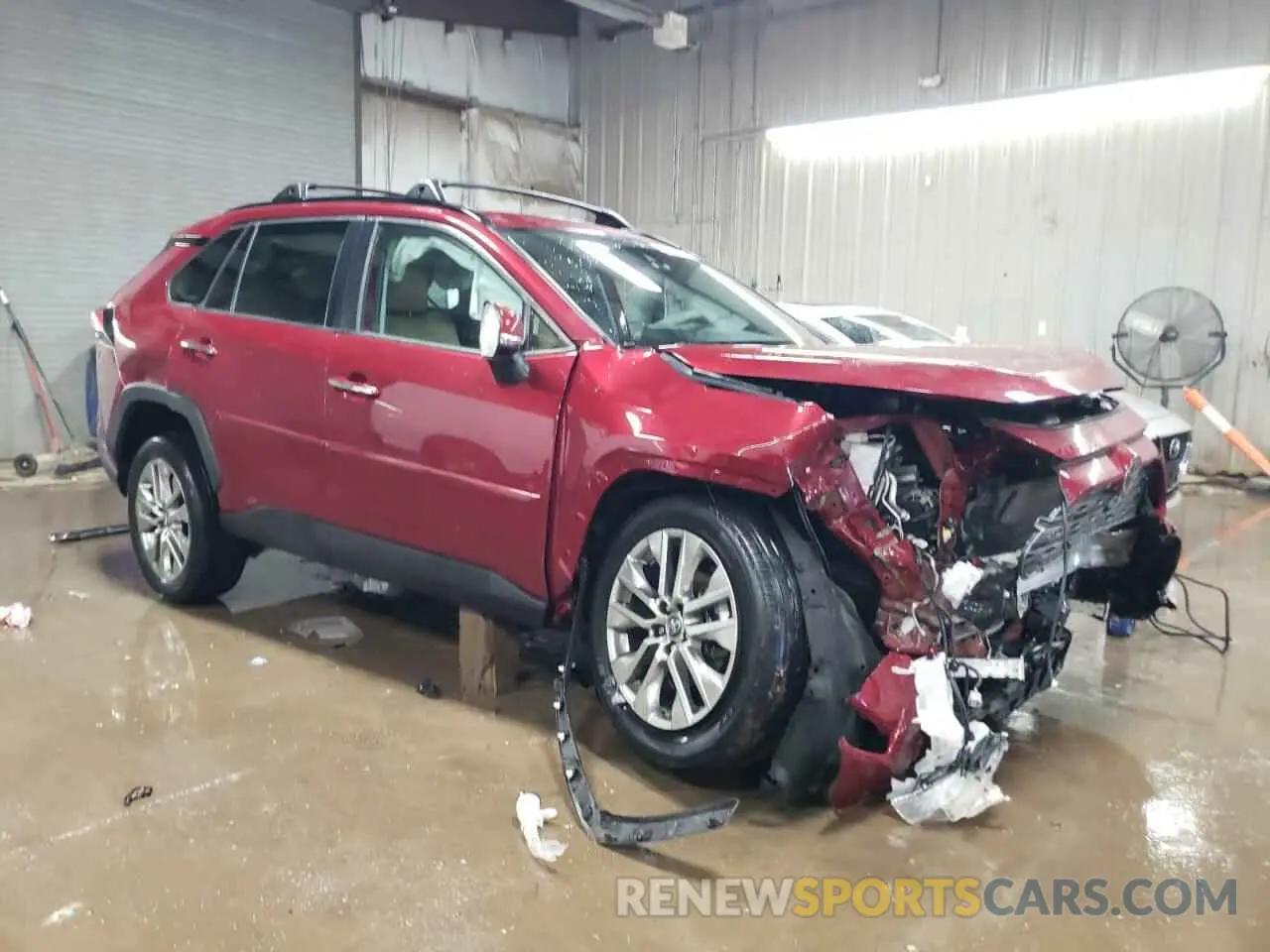 4 Photograph of a damaged car 2T3N1RFV6KC001874 TOYOTA RAV4 2019