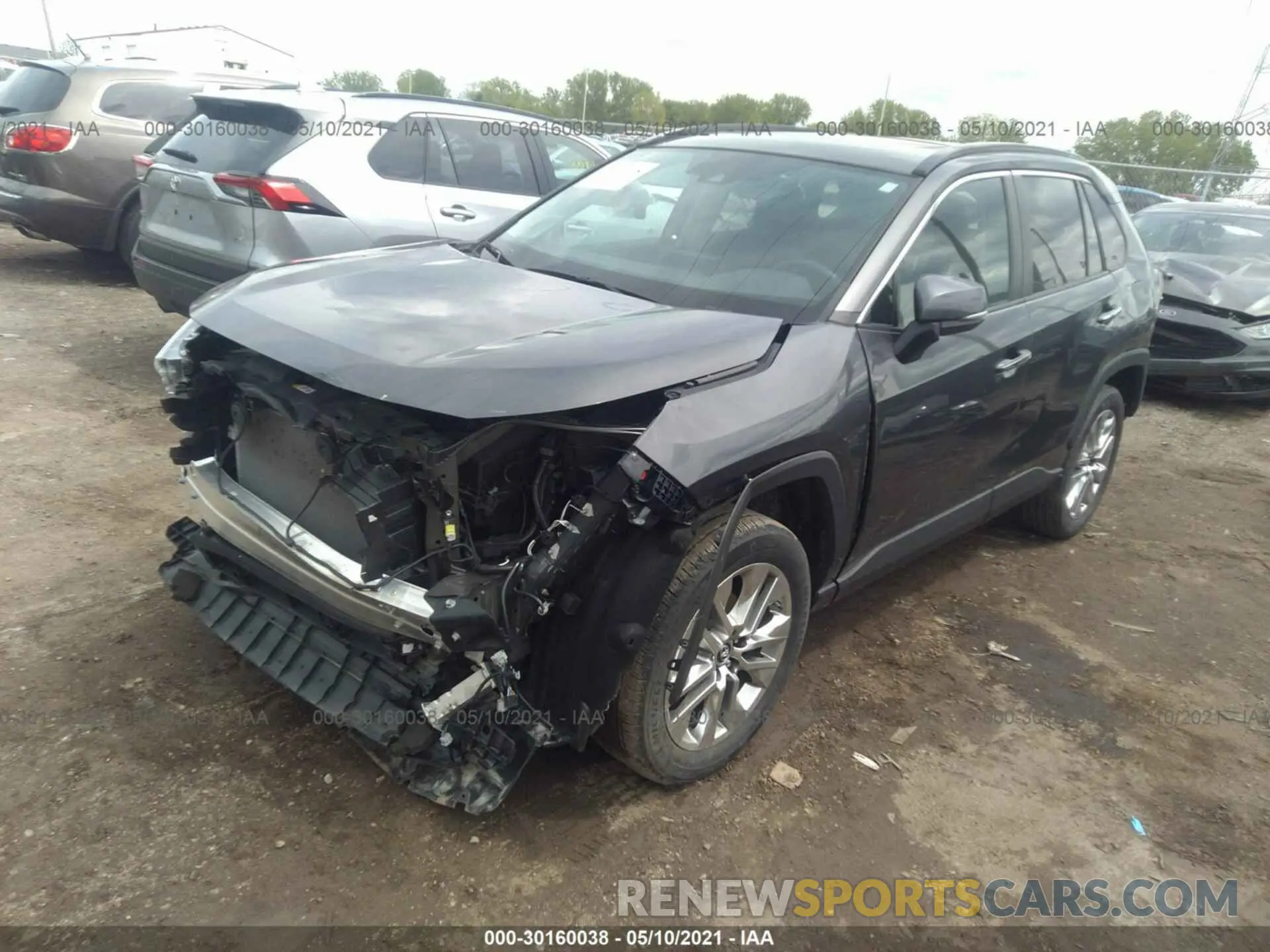 2 Photograph of a damaged car 2T3N1RFV7KW005530 TOYOTA RAV4 2019