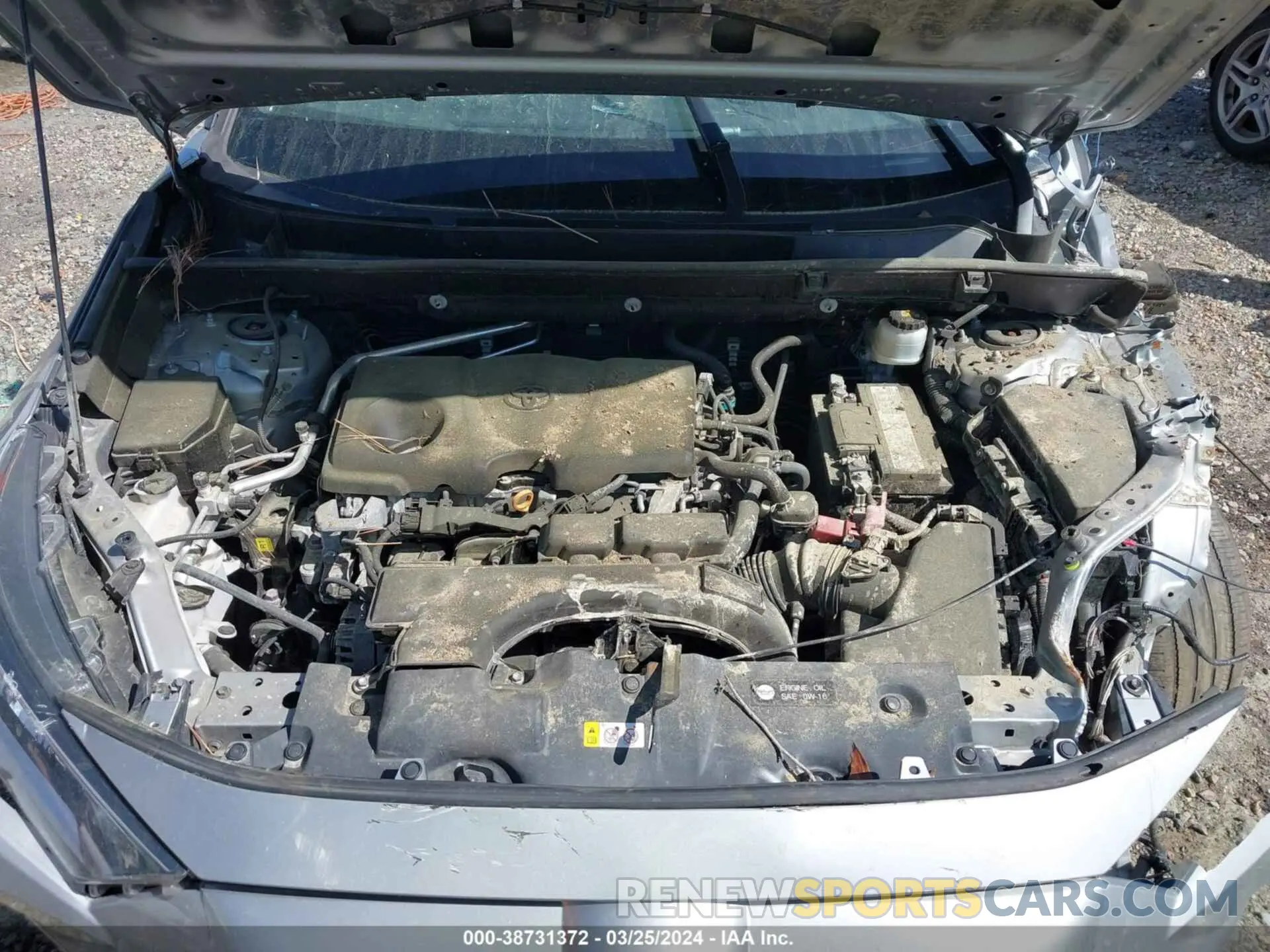 10 Photograph of a damaged car 2T3N1RFV8KW002863 TOYOTA RAV4 2019