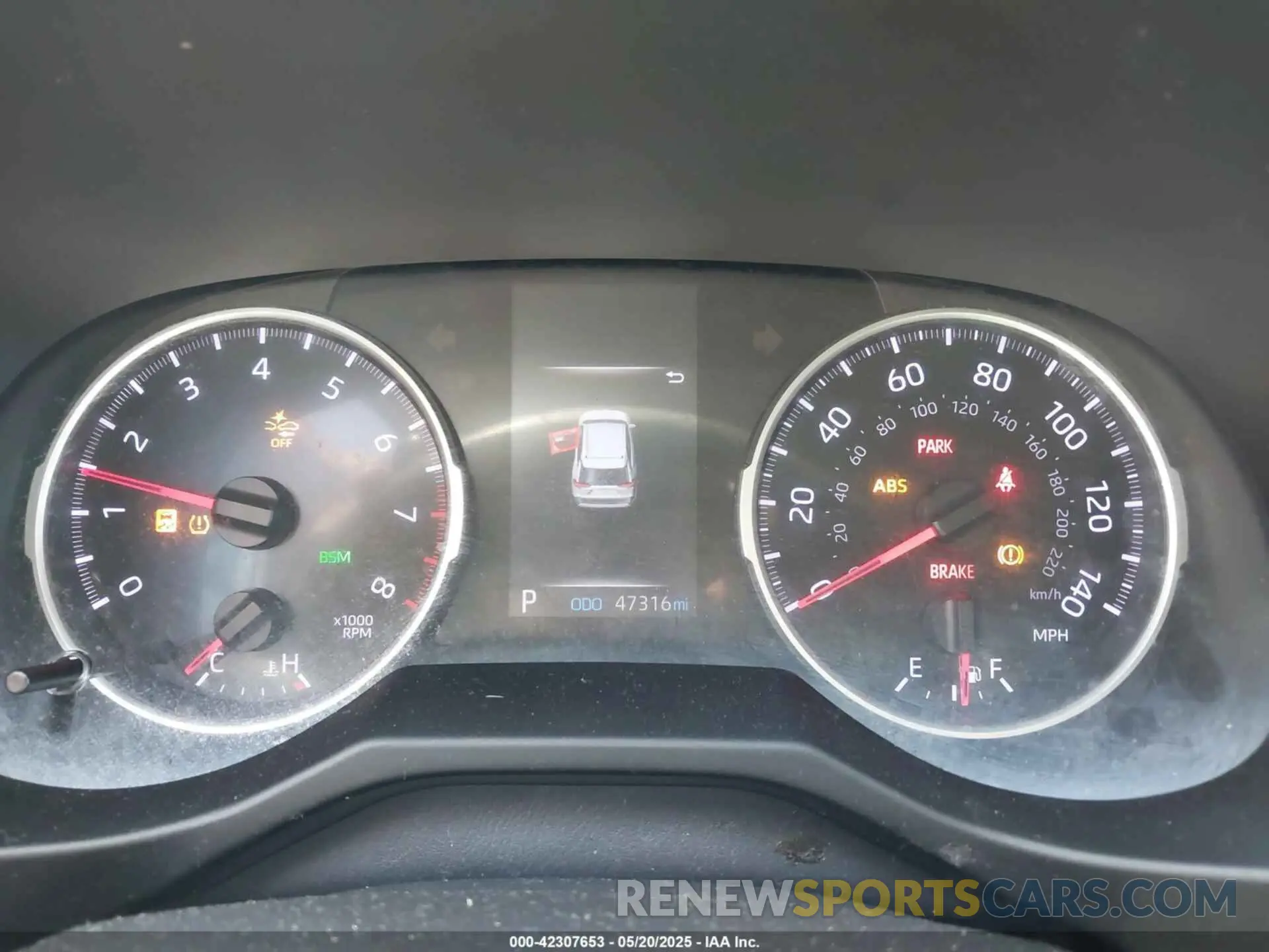 7 Photograph of a damaged car 2T3P1RFV0KC007727 TOYOTA RAV4 2019