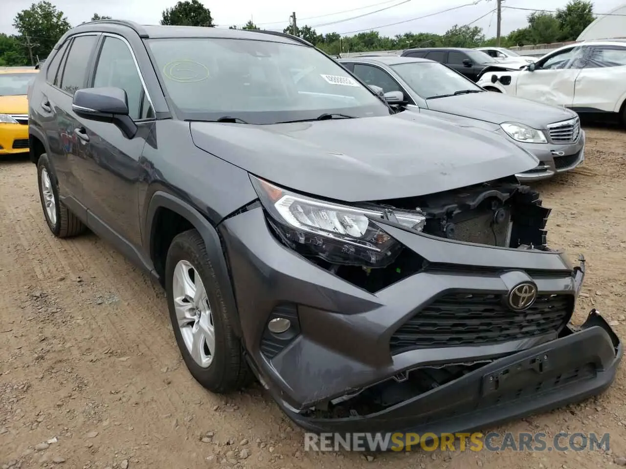 1 Photograph of a damaged car 2T3P1RFV0KC016444 TOYOTA RAV4 2019