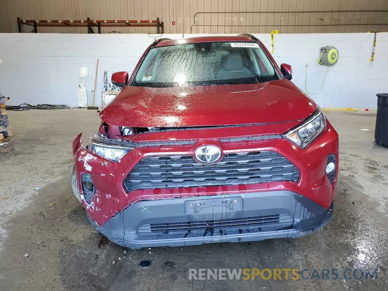 5 Фотография поврежденного автомобиля 2T3P1RFV0KW073337 TOYOTA RAV4 2019