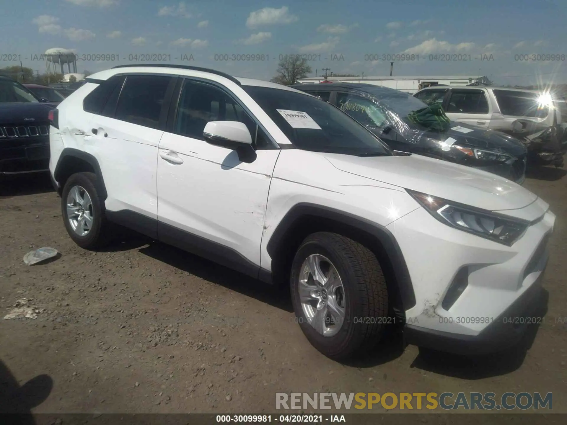 1 Photograph of a damaged car 2T3P1RFV2KC016705 TOYOTA RAV4 2019