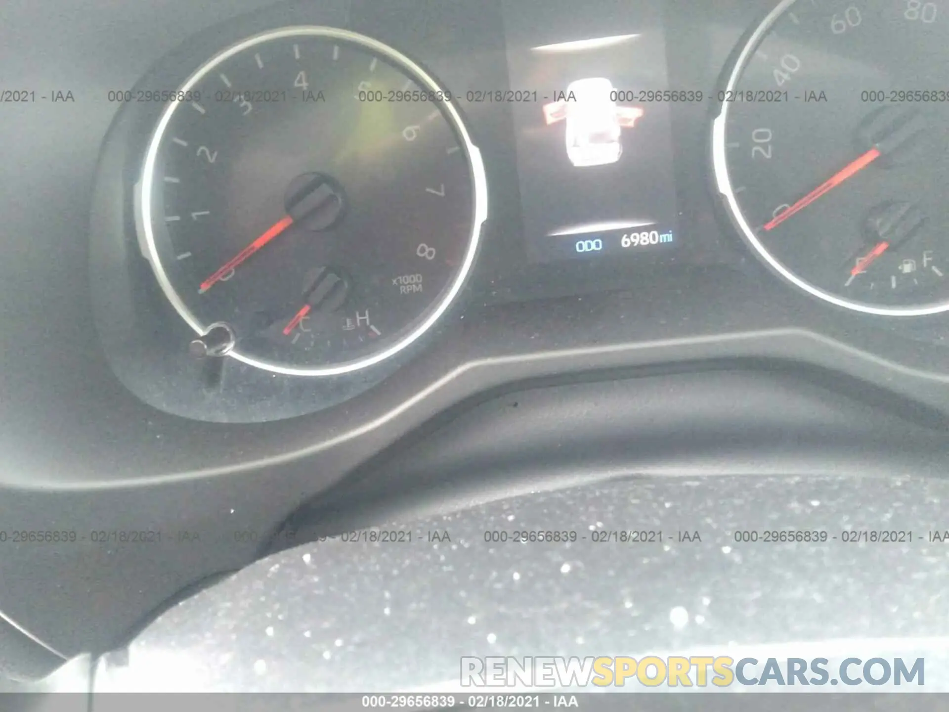 7 Photograph of a damaged car 2T3P1RFV2KC027588 TOYOTA RAV4 2019