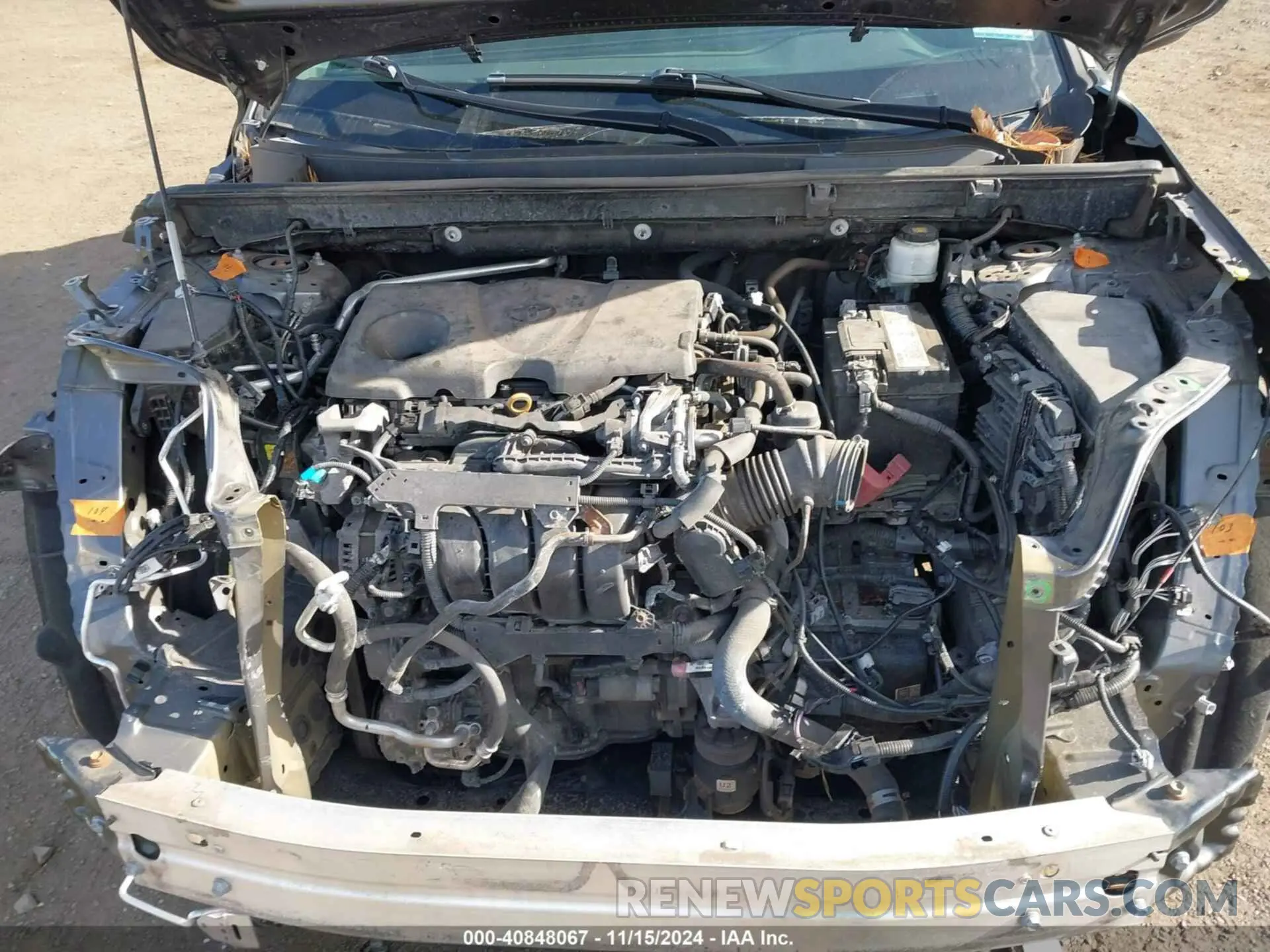10 Фотография поврежденного автомобиля 2T3P1RFV2KC036484 TOYOTA RAV4 2019