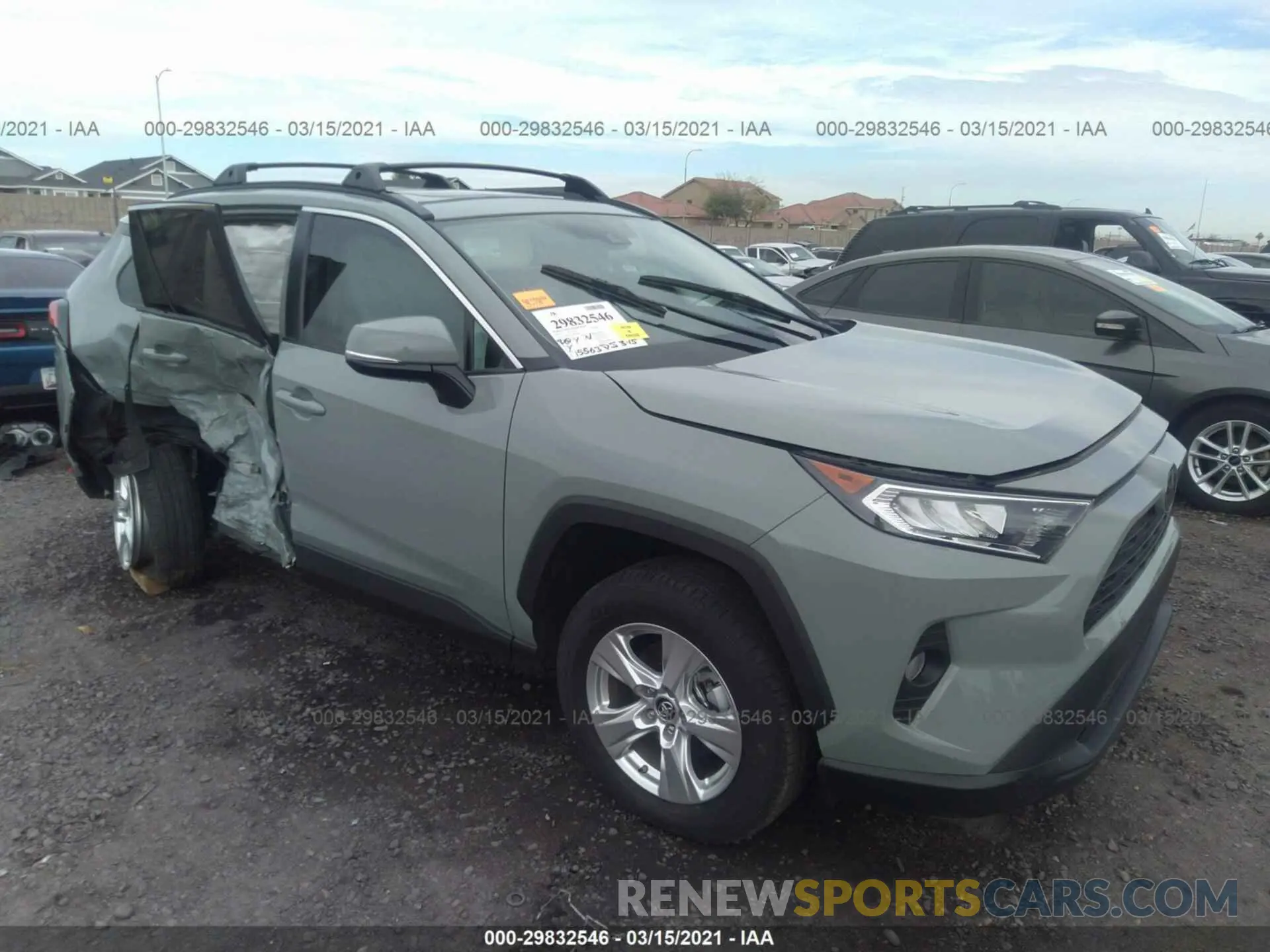 1 Photograph of a damaged car 2T3P1RFV2KW074389 TOYOTA RAV4 2019