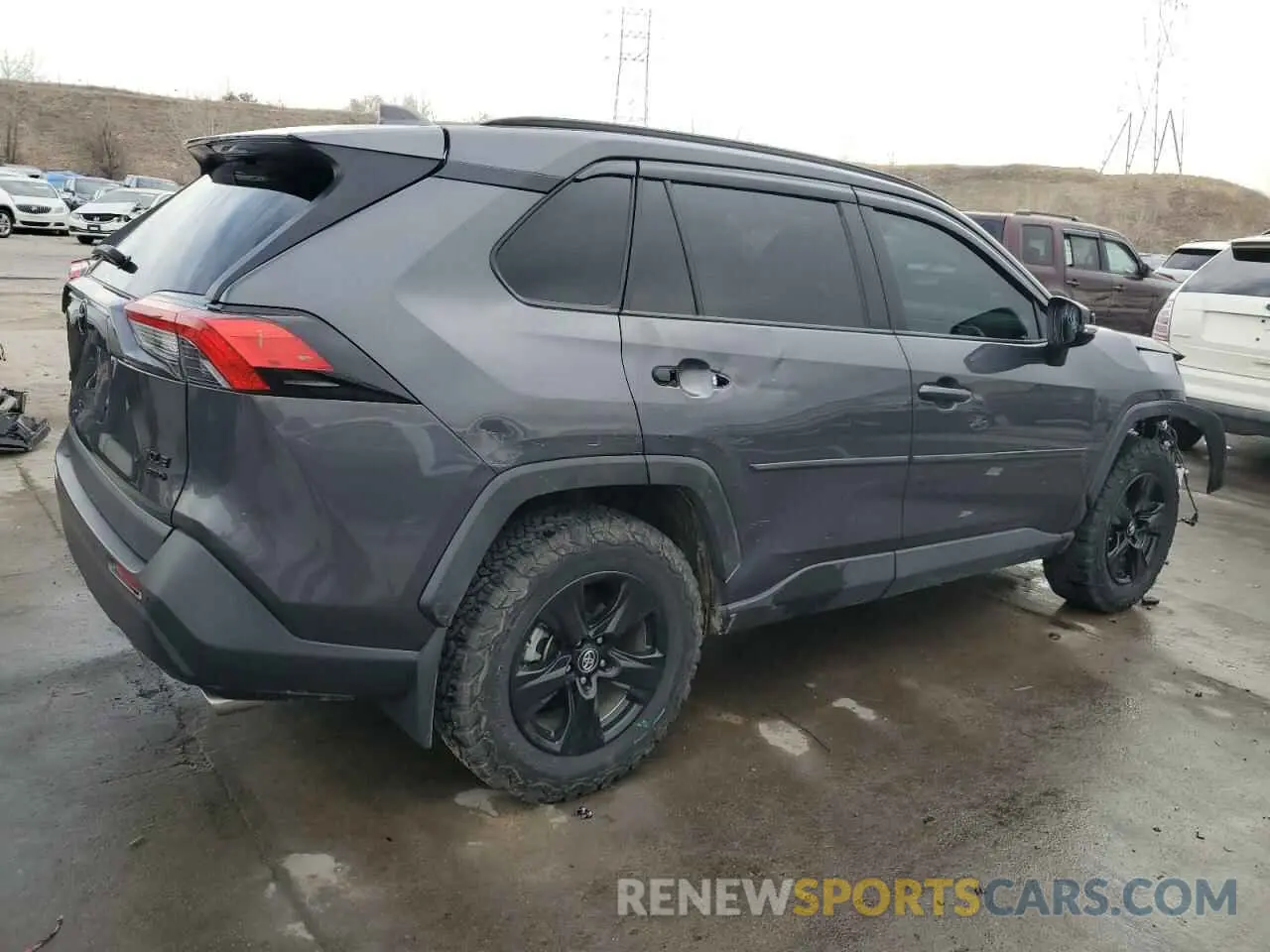 3 Фотография поврежденного автомобиля 2T3P1RFV2KW075302 TOYOTA RAV4 2019