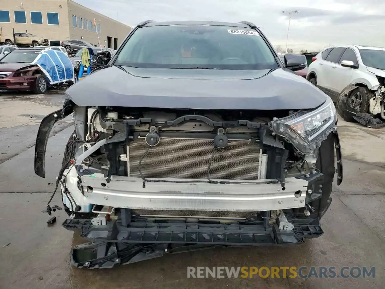 5 Фотография поврежденного автомобиля 2T3P1RFV2KW075302 TOYOTA RAV4 2019