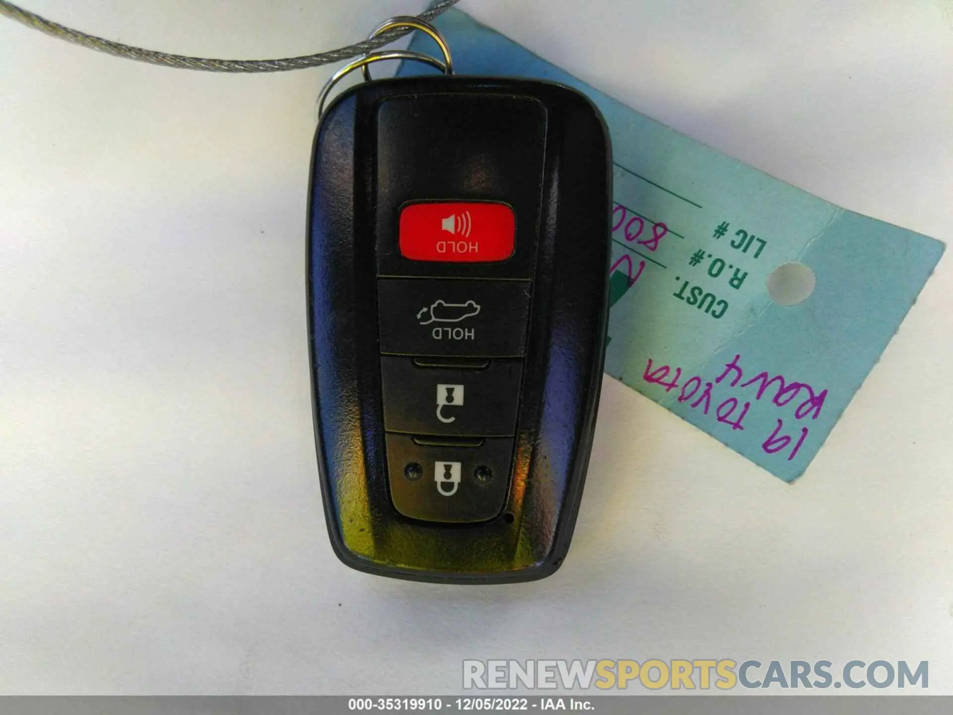 11 Фотография поврежденного автомобиля 2T3P1RFV3KW014010 TOYOTA RAV4 2019