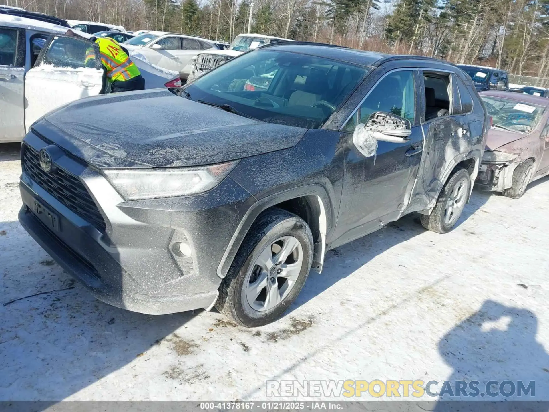 2 Photograph of a damaged car 2T3P1RFV4KC045087 TOYOTA RAV4 2019