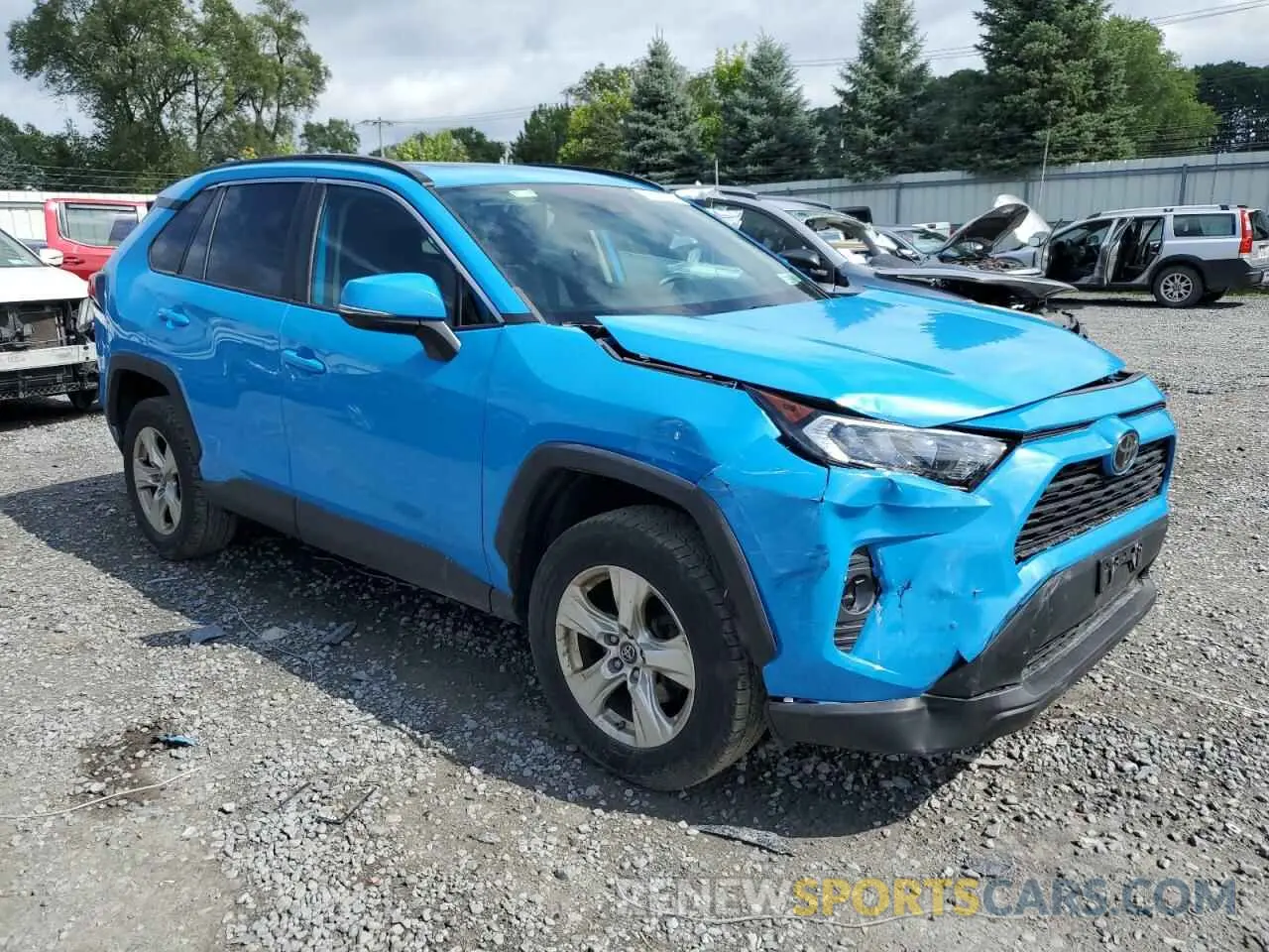 4 Photograph of a damaged car 2T3P1RFV4KC047454 TOYOTA RAV4 2019