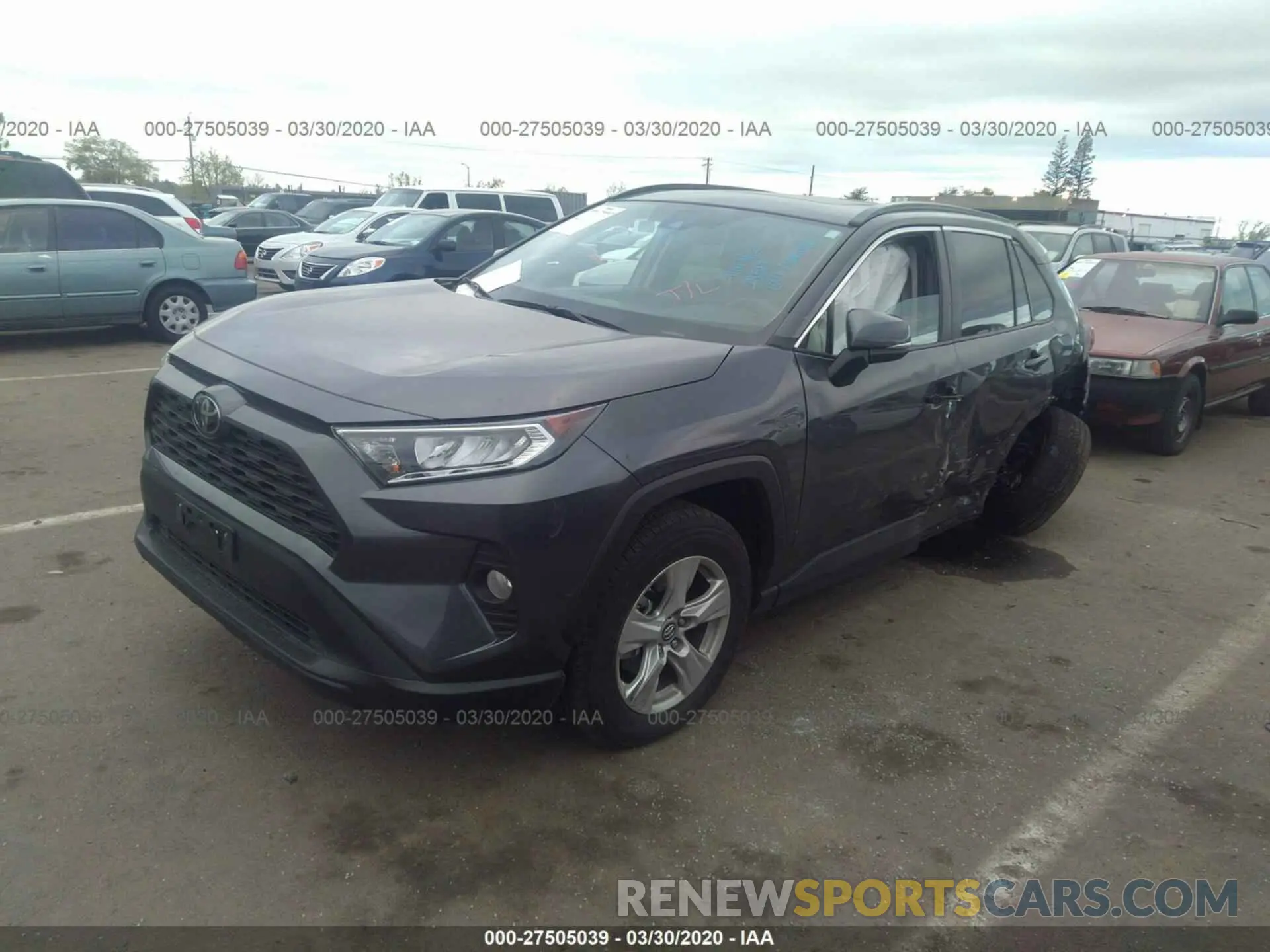 2 Photograph of a damaged car 2T3P1RFV5KC004242 TOYOTA RAV4 2019