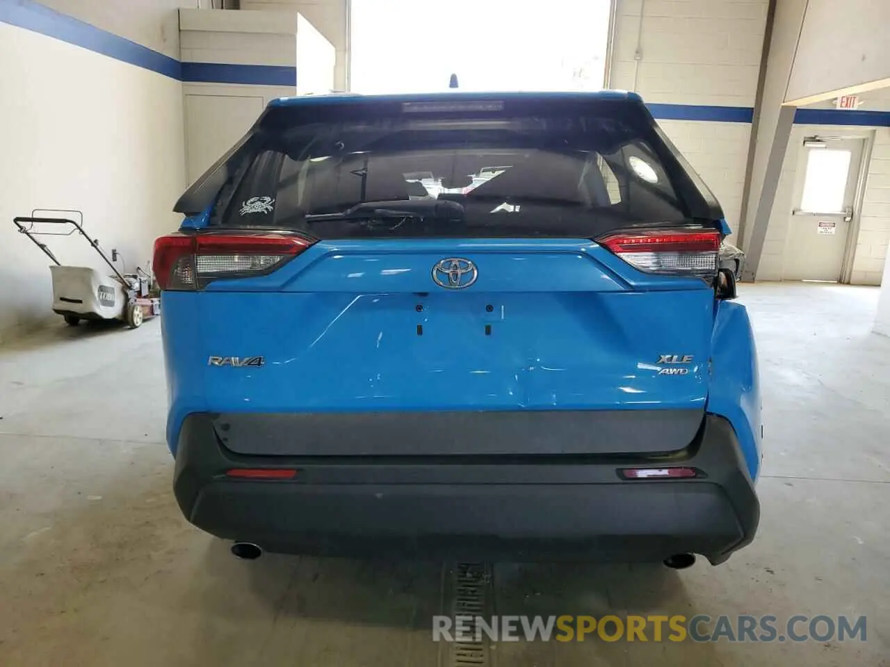 6 Фотография поврежденного автомобиля 2T3P1RFV5KC009781 TOYOTA RAV4 2019