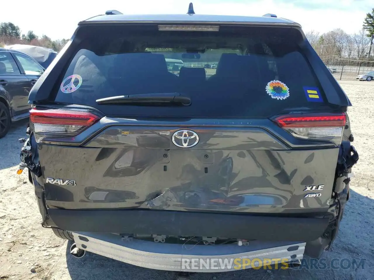 6 Фотография поврежденного автомобиля 2T3P1RFV5KC047513 TOYOTA RAV4 2019