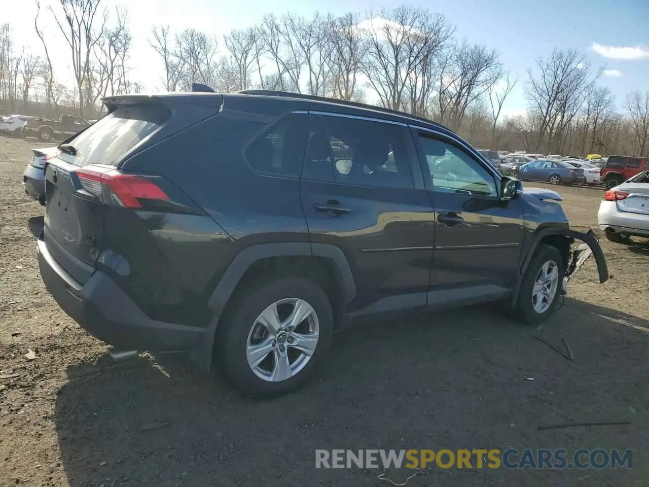 3 Photograph of a damaged car 2T3P1RFV5KC057717 TOYOTA RAV4 2019