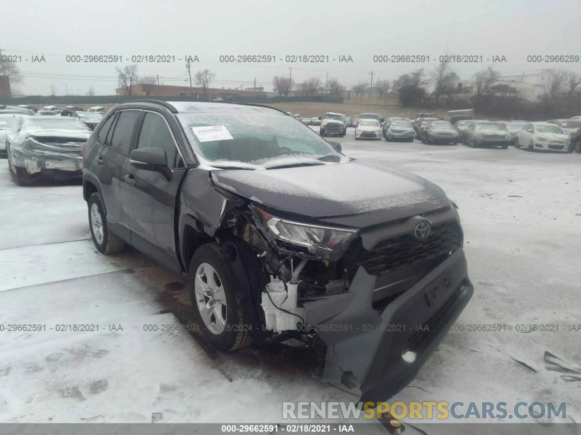 1 Photograph of a damaged car 2T3P1RFV6KC004931 TOYOTA RAV4 2019