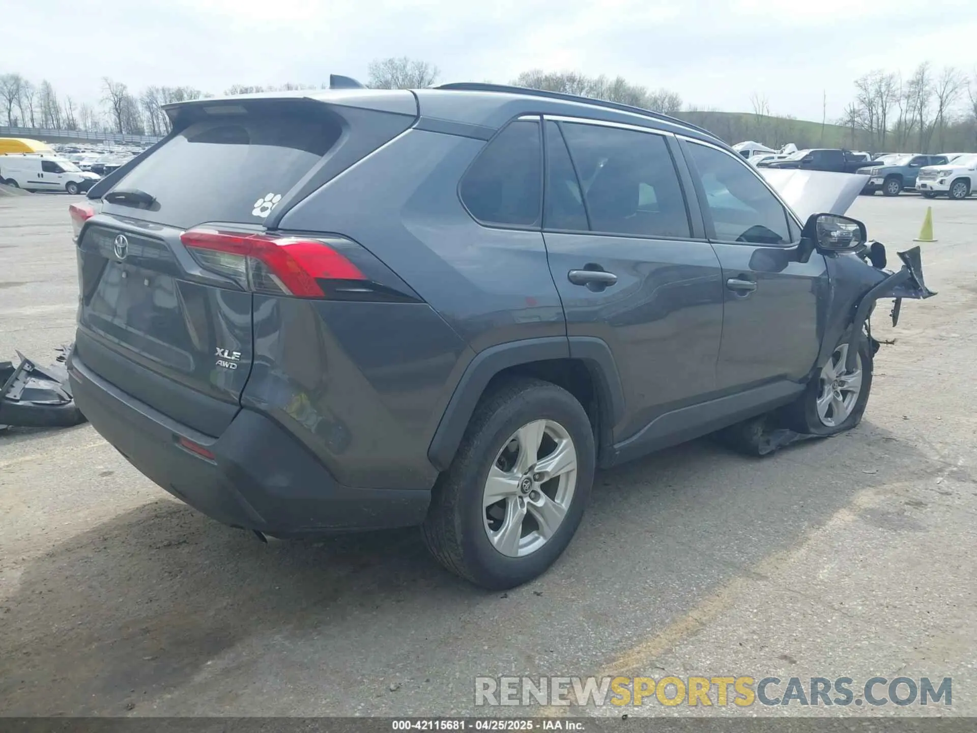 4 Фотография поврежденного автомобиля 2T3P1RFV7KC007112 TOYOTA RAV4 2019