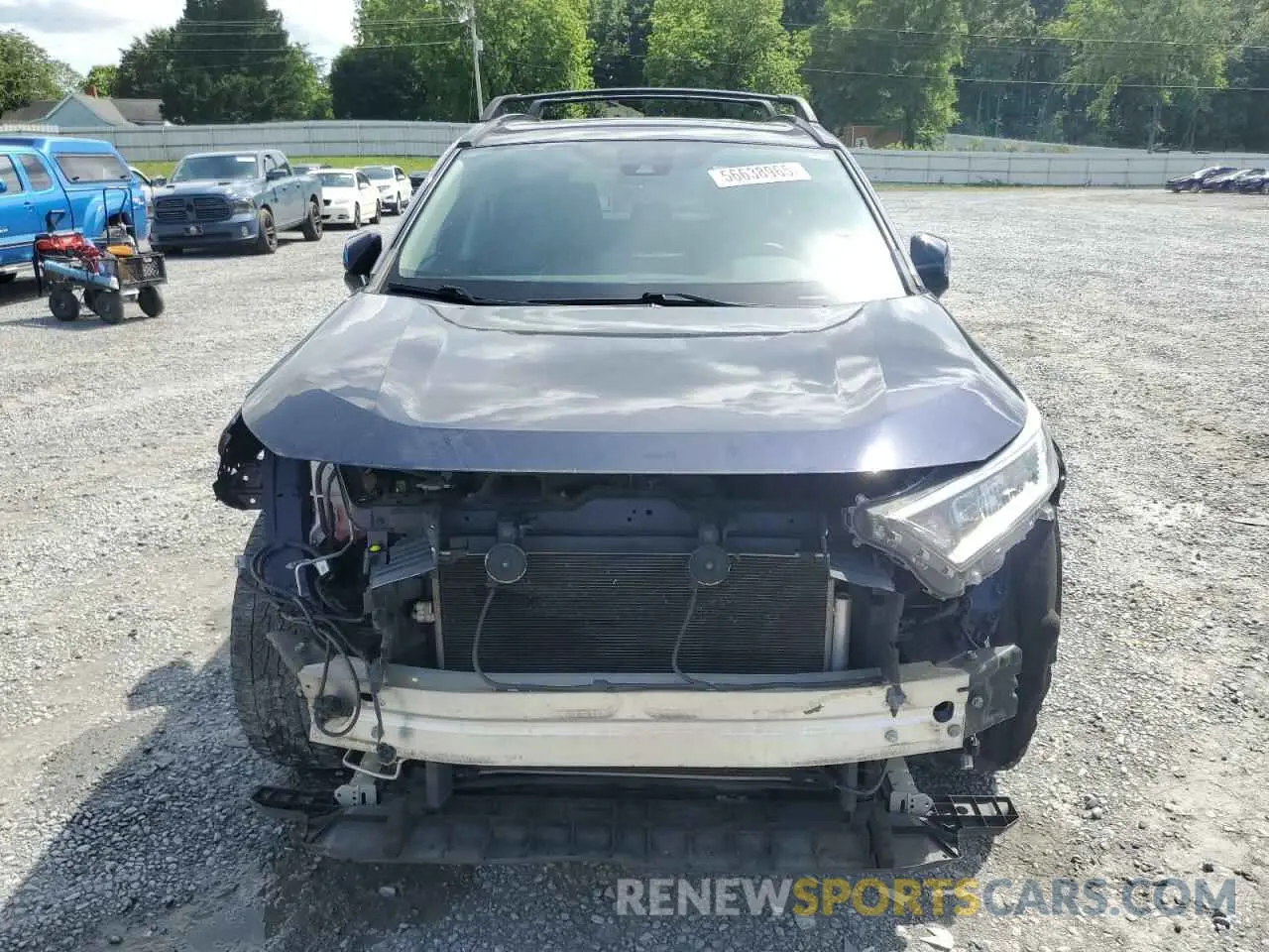 5 Фотография поврежденного автомобиля 2T3P1RFV7KC008034 TOYOTA RAV4 2019
