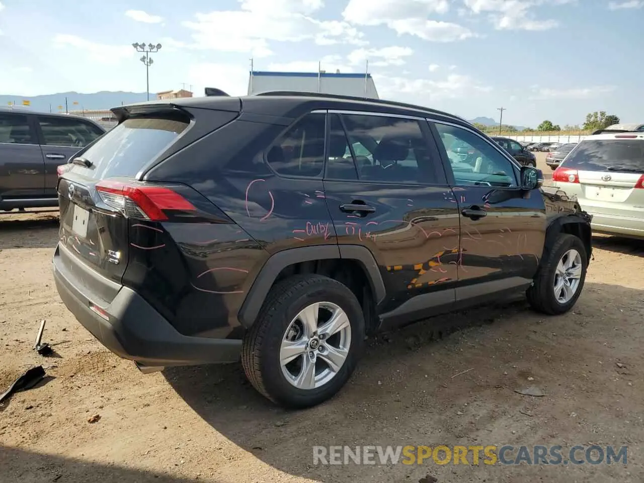 3 Photograph of a damaged car 2T3P1RFV7KC018935 TOYOTA RAV4 2019