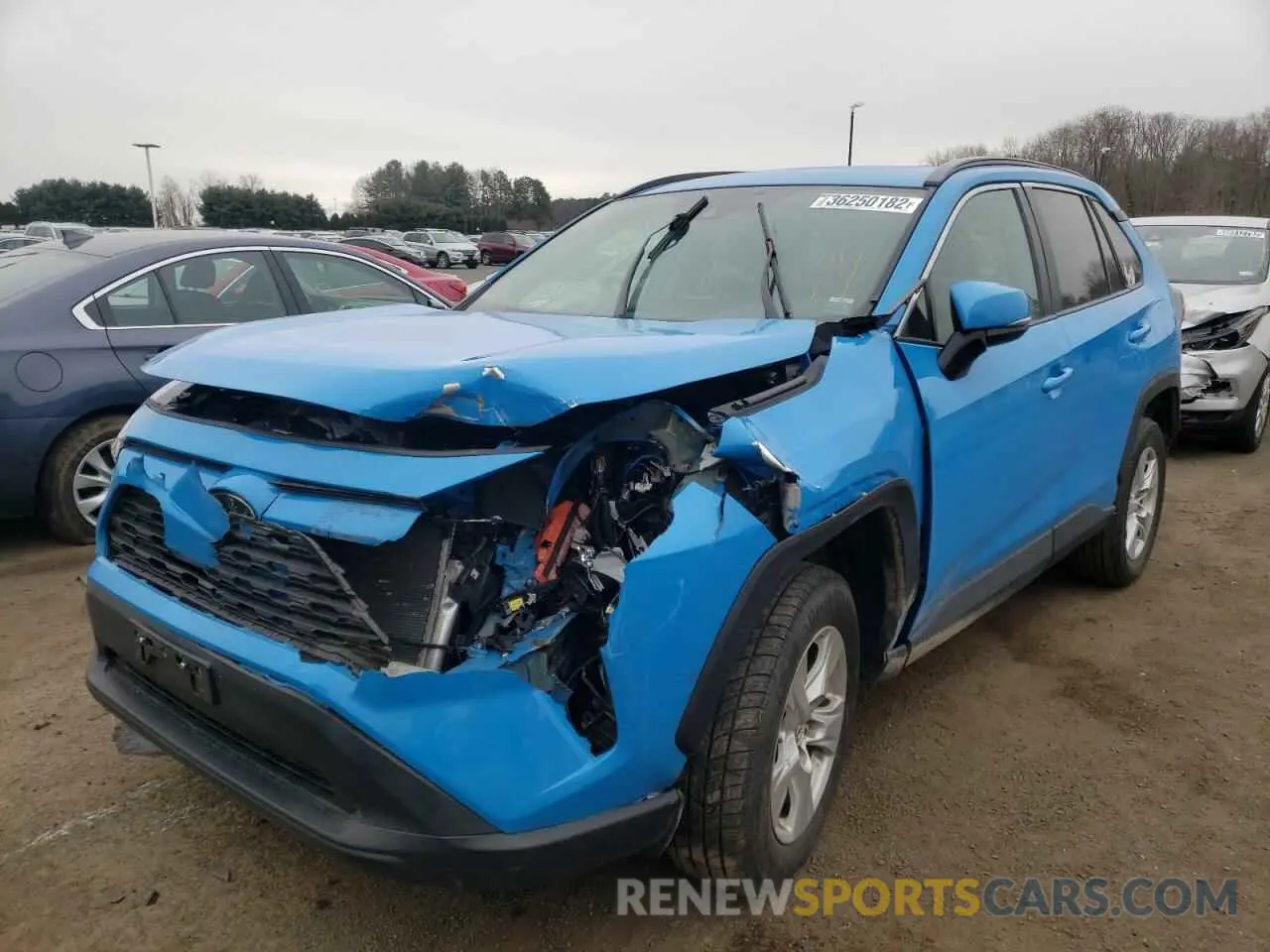 2 Photograph of a damaged car 2T3P1RFV8KC015509 TOYOTA RAV4 2019