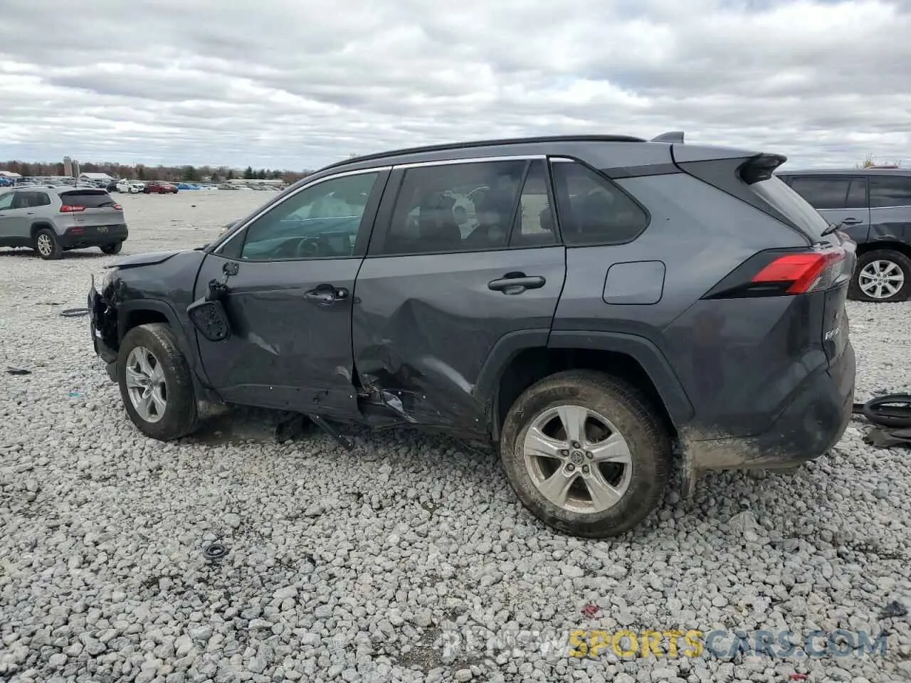 2 Фотография поврежденного автомобиля 2T3P1RFV9KC022601 TOYOTA RAV4 2019