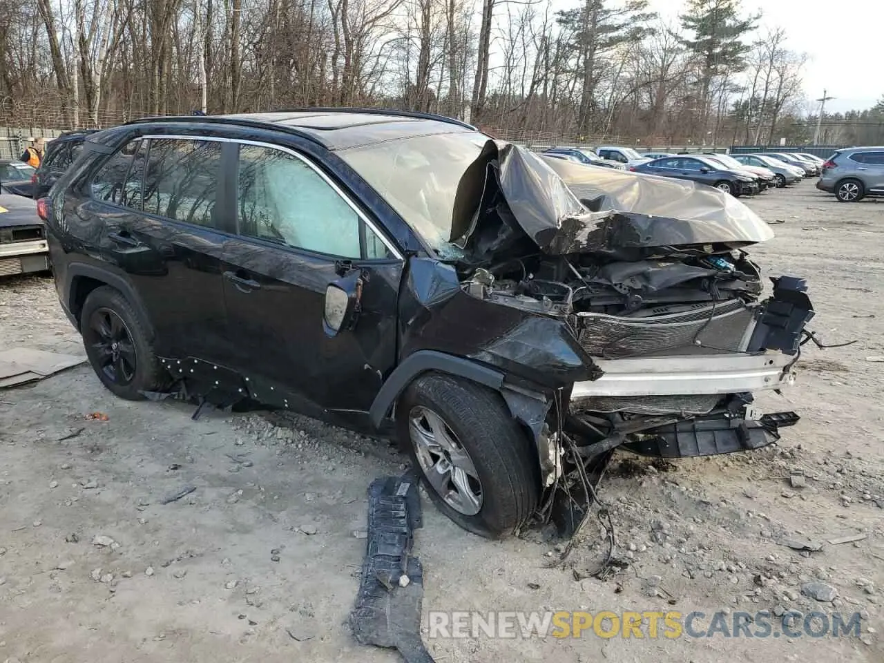 4 Фотография поврежденного автомобиля 2T3P1RFVXKC035048 TOYOTA RAV4 2019