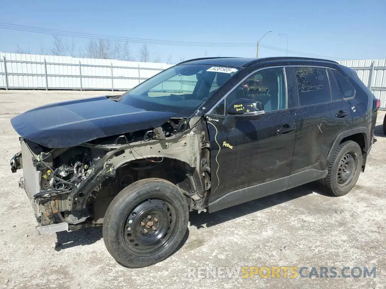 1 Photograph of a damaged car 2T3R1RFV8KC023960 TOYOTA RAV4 2019