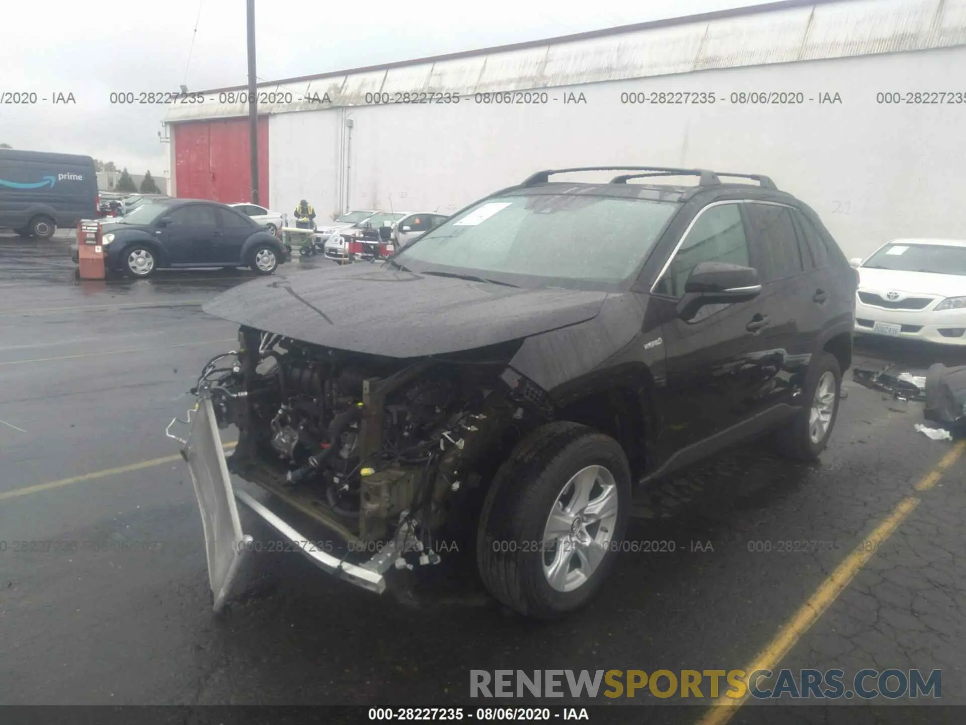 2 Photograph of a damaged car 2T3RWRFV1KW044262 TOYOTA RAV4 2019