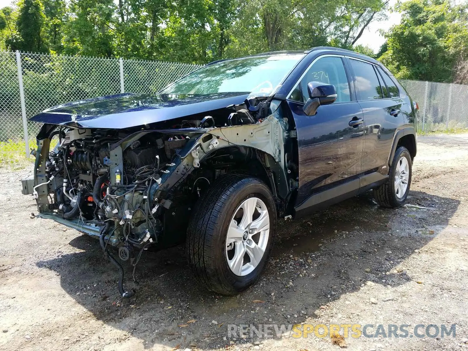 2 Фотография поврежденного автомобиля 2T3RWRFV2KW009021 TOYOTA RAV4 2019