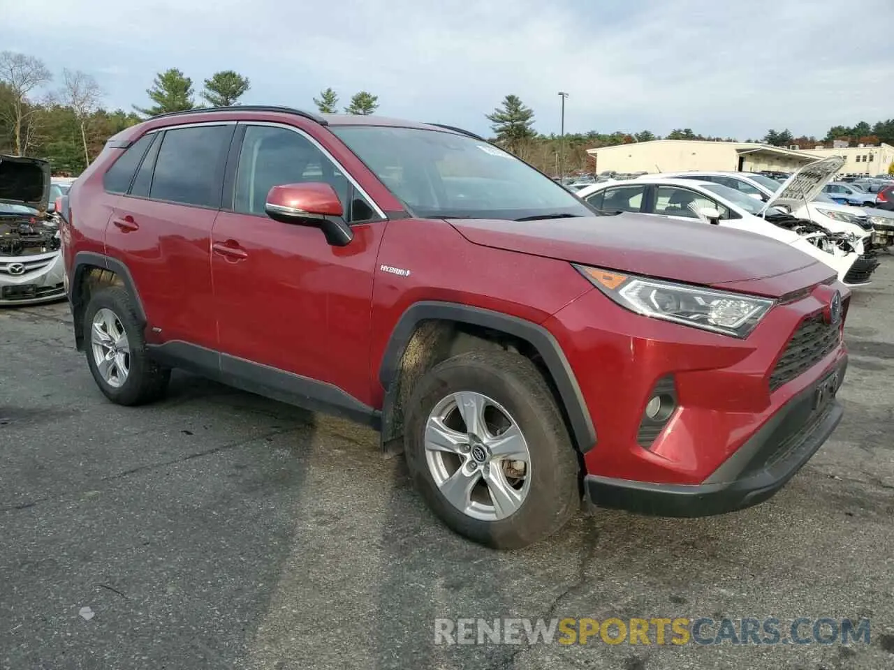 4 Photograph of a damaged car 2T3RWRFV4KW034390 TOYOTA RAV4 2019