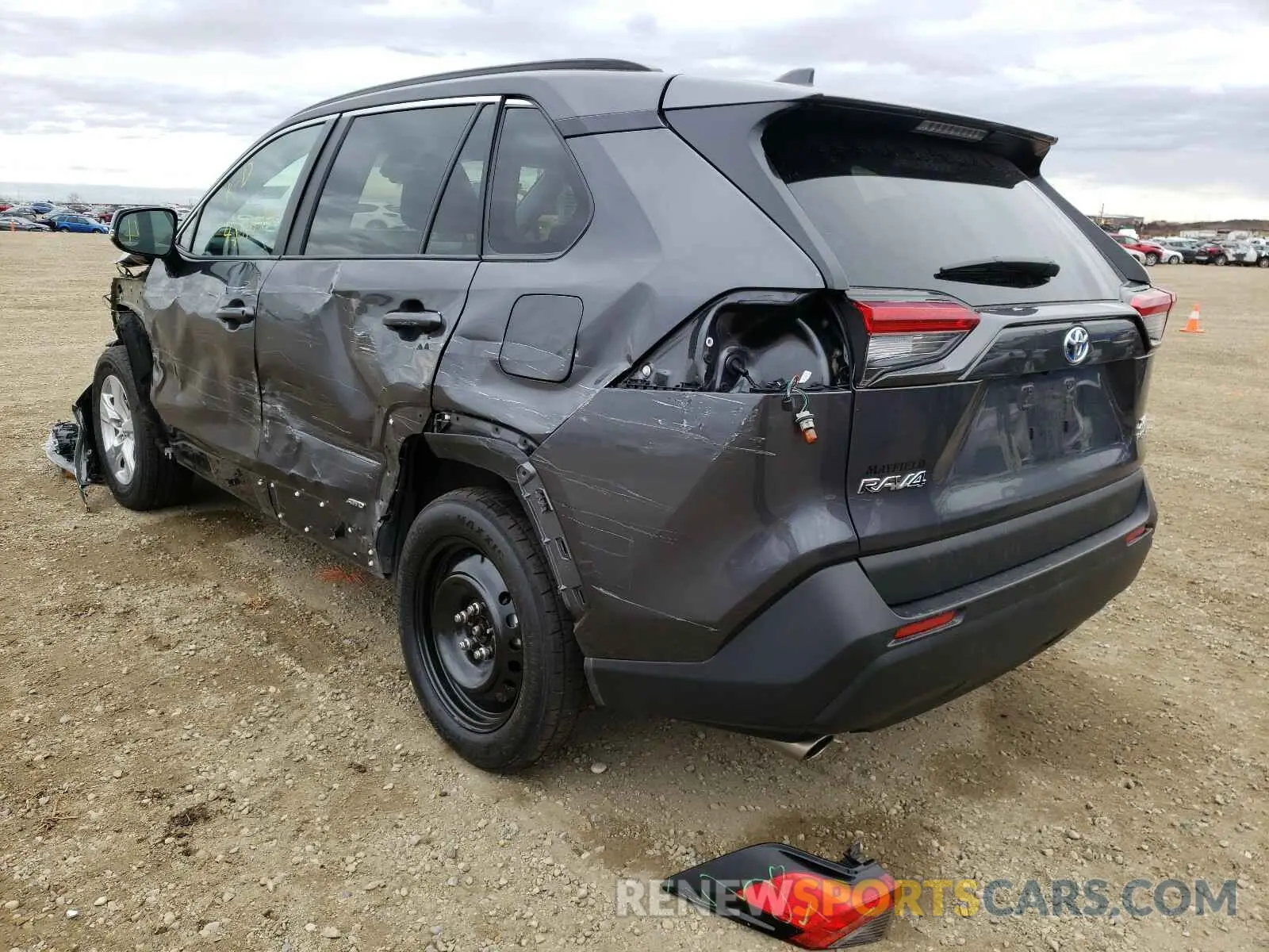 3 Photograph of a damaged car 2T3RWRFV4KW040075 TOYOTA RAV4 2019