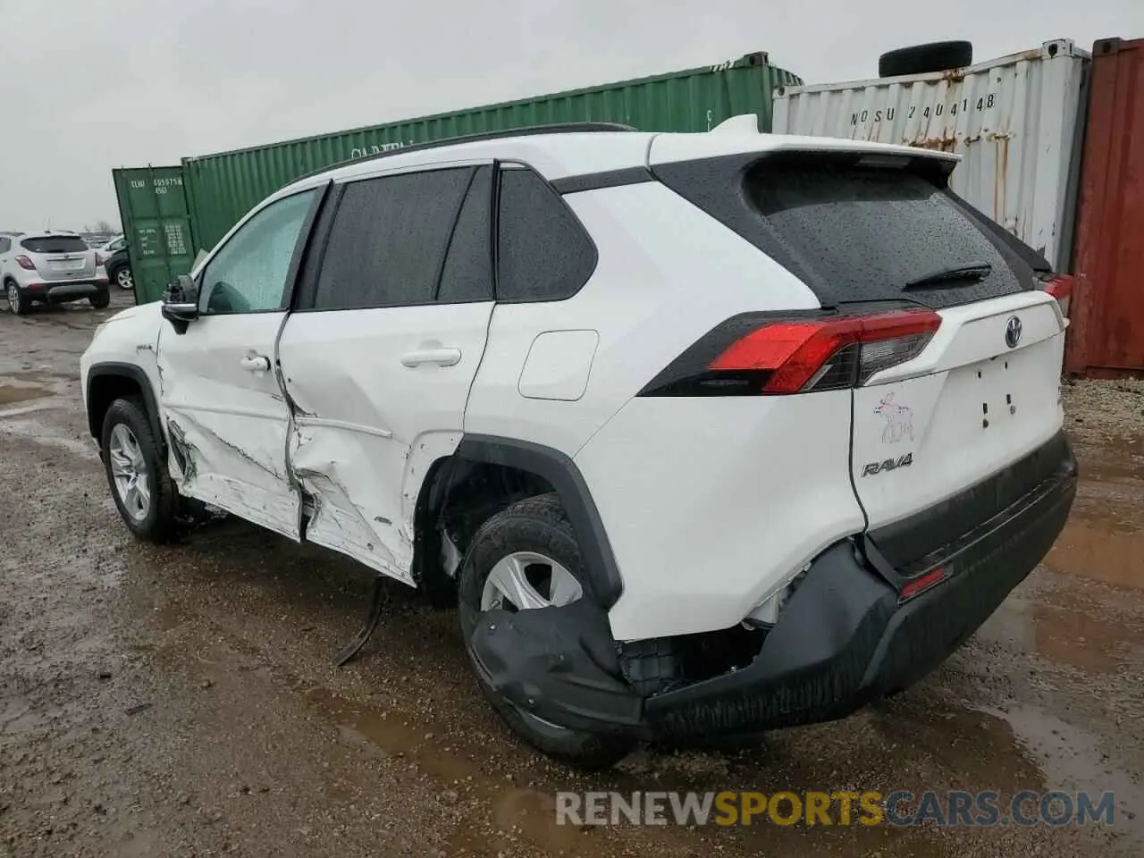 2 Photograph of a damaged car 2T3RWRFV6KW028364 TOYOTA RAV4 2019