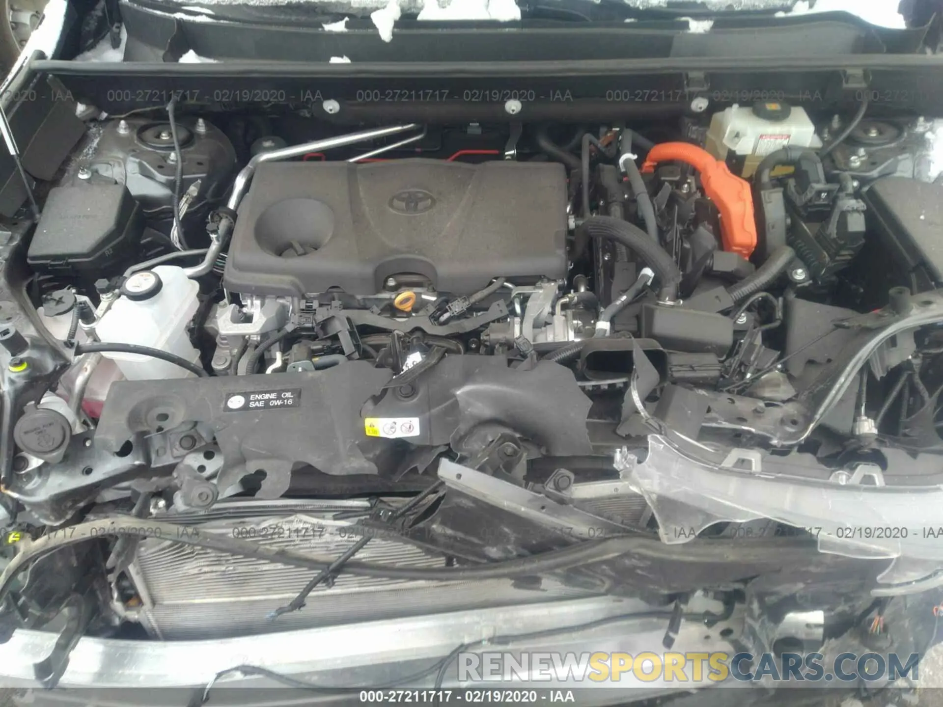 10 Photograph of a damaged car 2T3RWRFV8KW010514 TOYOTA RAV4 2019