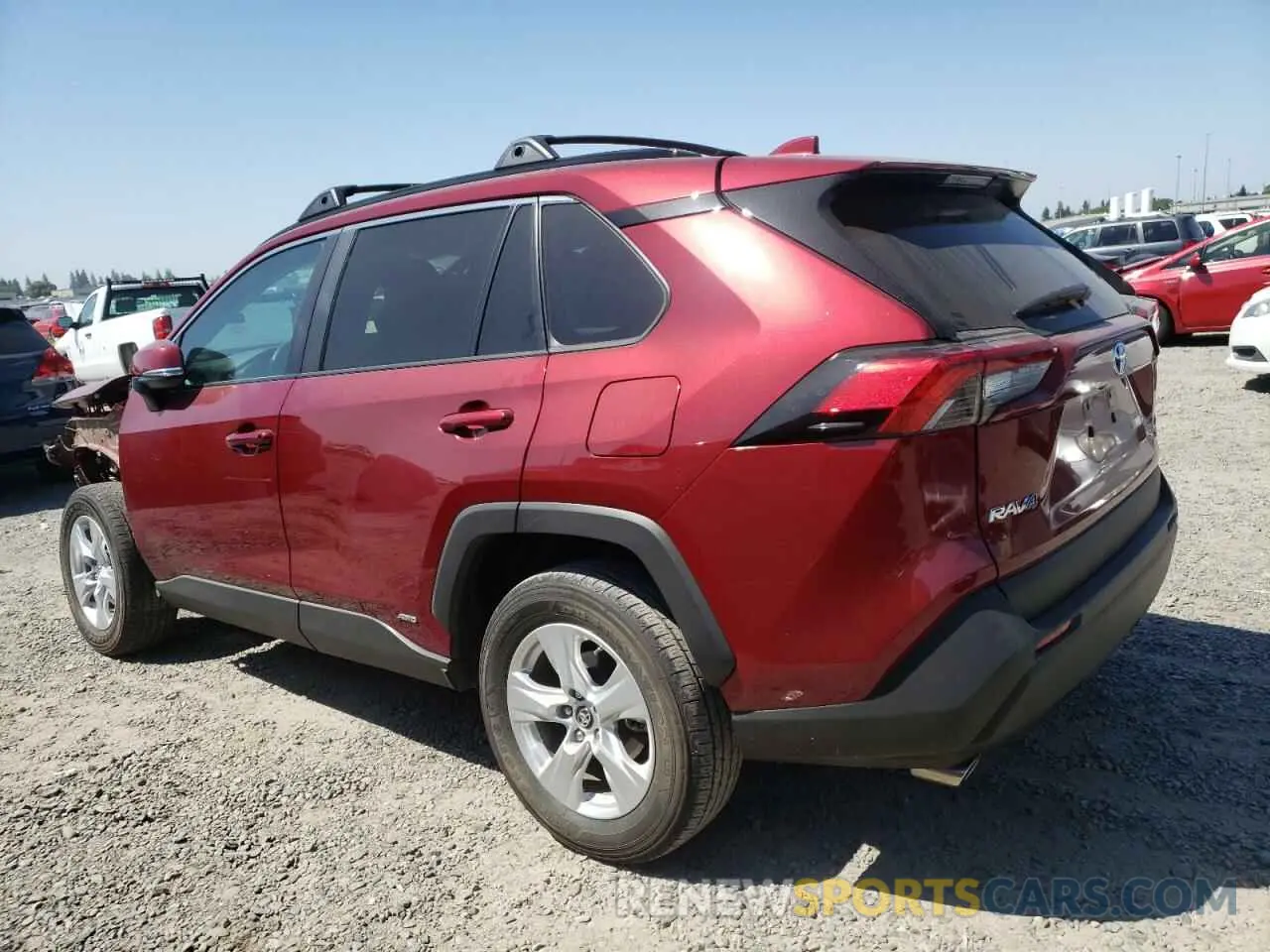 2 Фотография поврежденного автомобиля 2T3RWRFV8KW019732 TOYOTA RAV4 2019