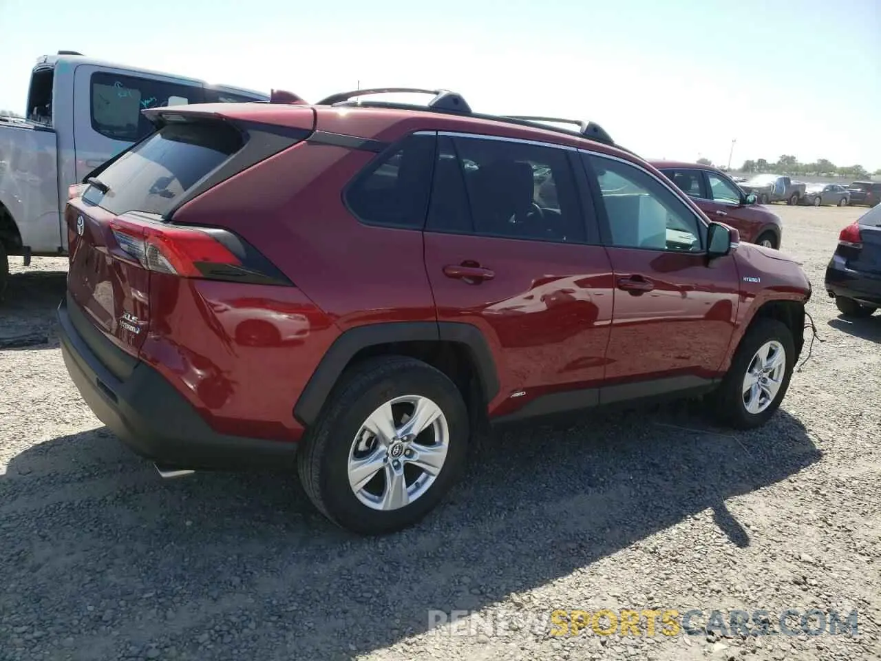3 Фотография поврежденного автомобиля 2T3RWRFV8KW019732 TOYOTA RAV4 2019