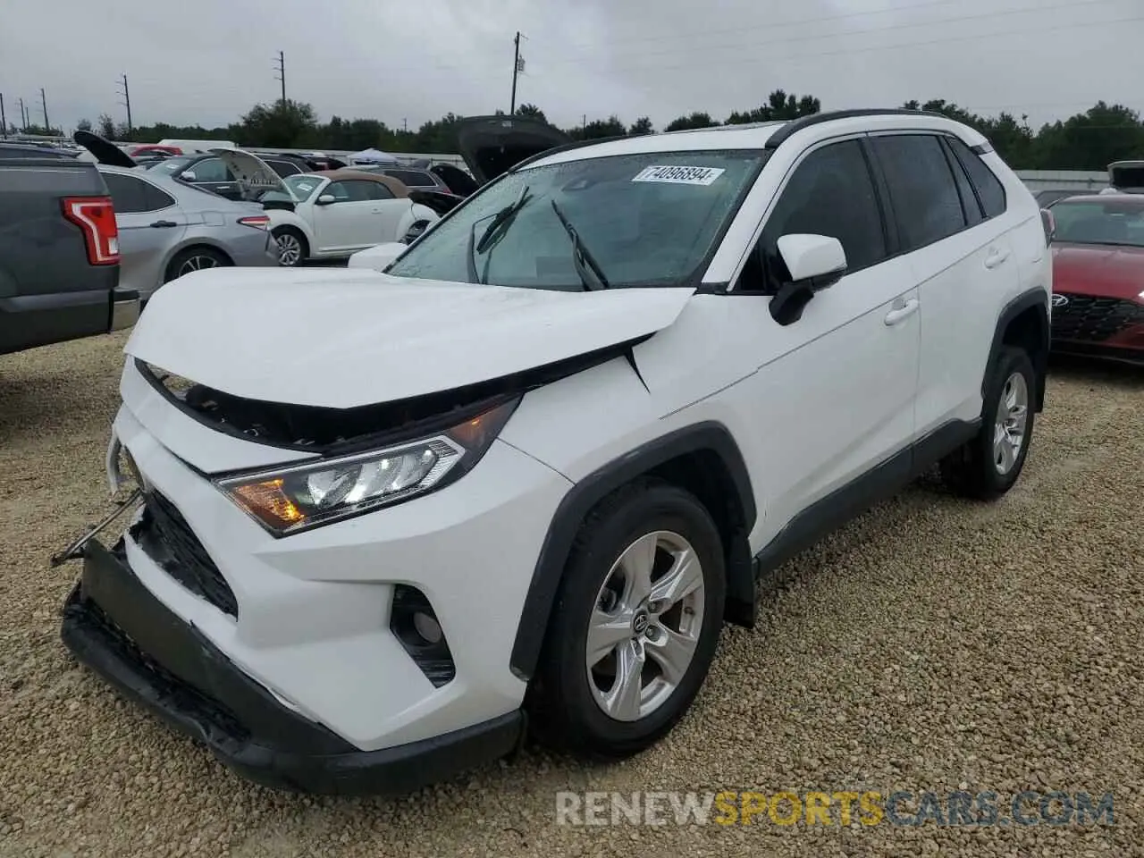 1 Photograph of a damaged car 2T3W1RFV0KC011286 TOYOTA RAV4 2019