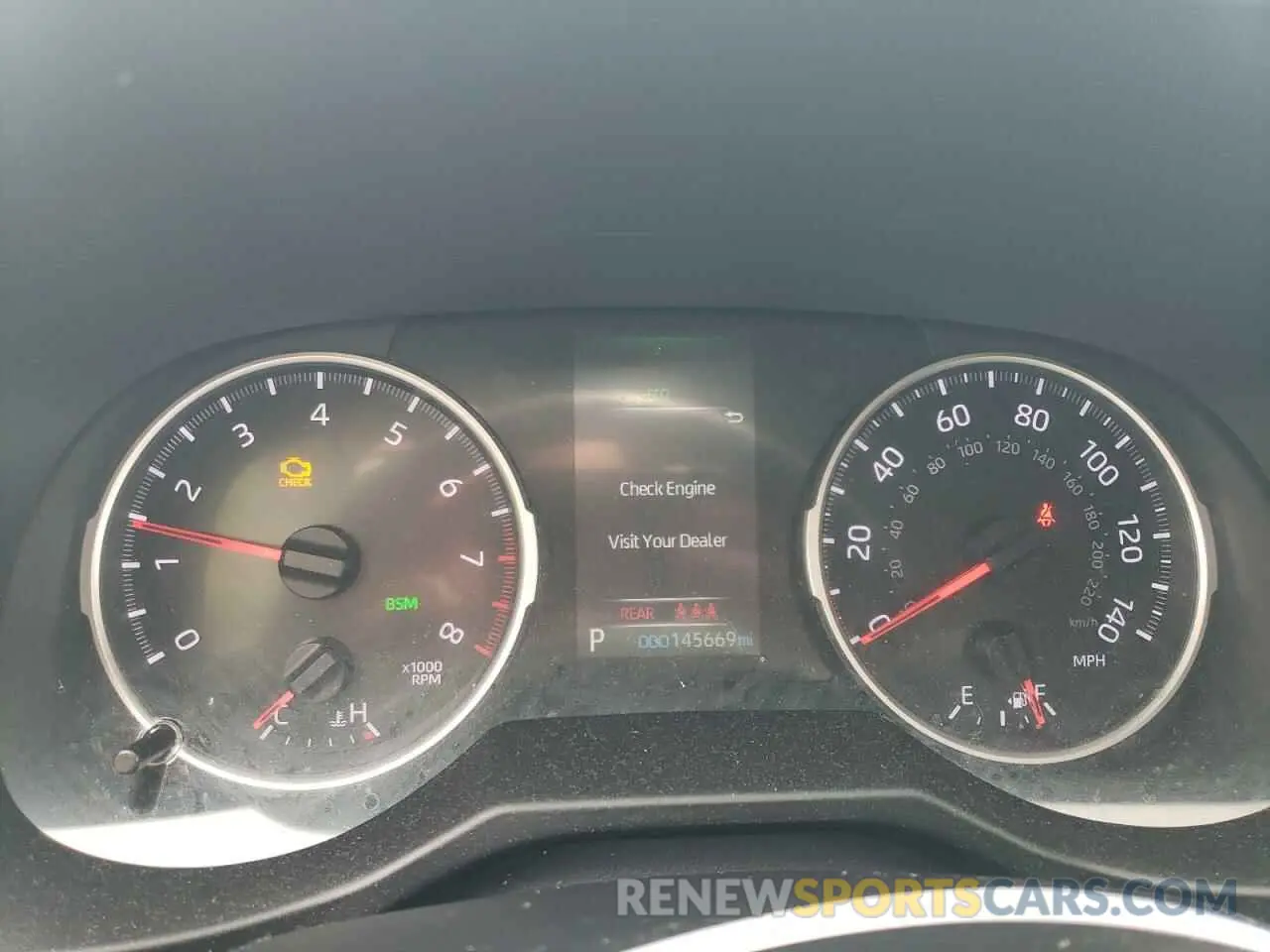 9 Photograph of a damaged car 2T3W1RFV0KC027858 TOYOTA RAV4 2019